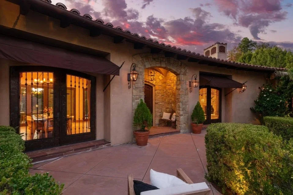Sunset lit — Indianola Way luxury residential project