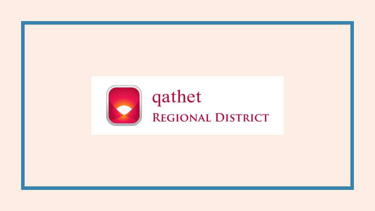 Logo for qathet Regional District