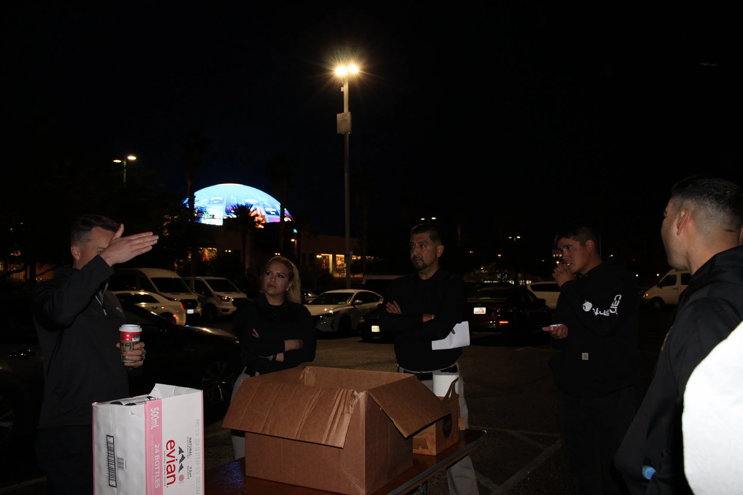Oranssi technician working on a roof project
