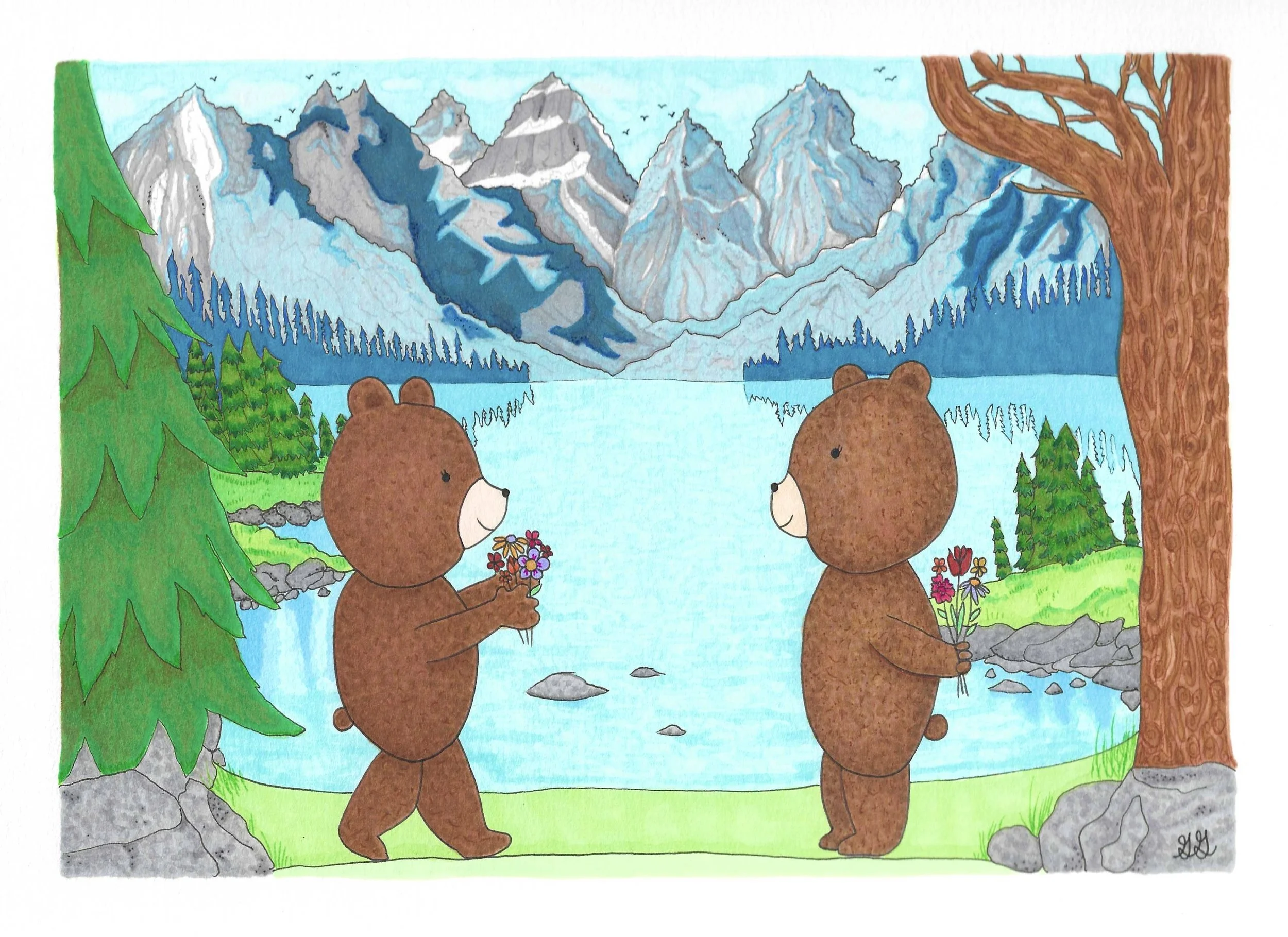 Beary Nice Print