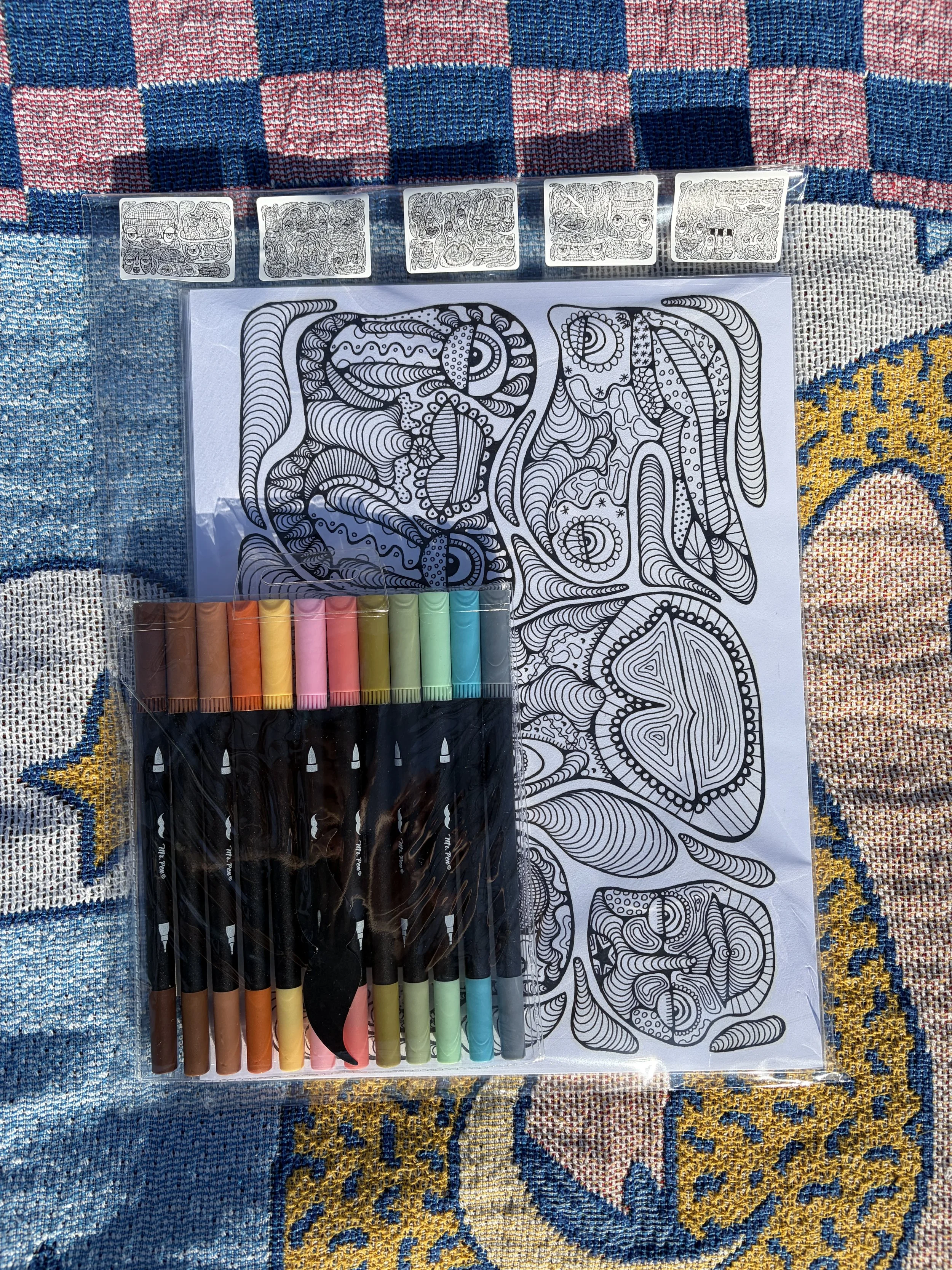 People Coloring Kit
