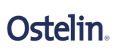 Ostelin logo in navy blue text