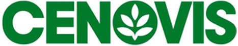 Cenovis logo with green text and a leaf symbol.
