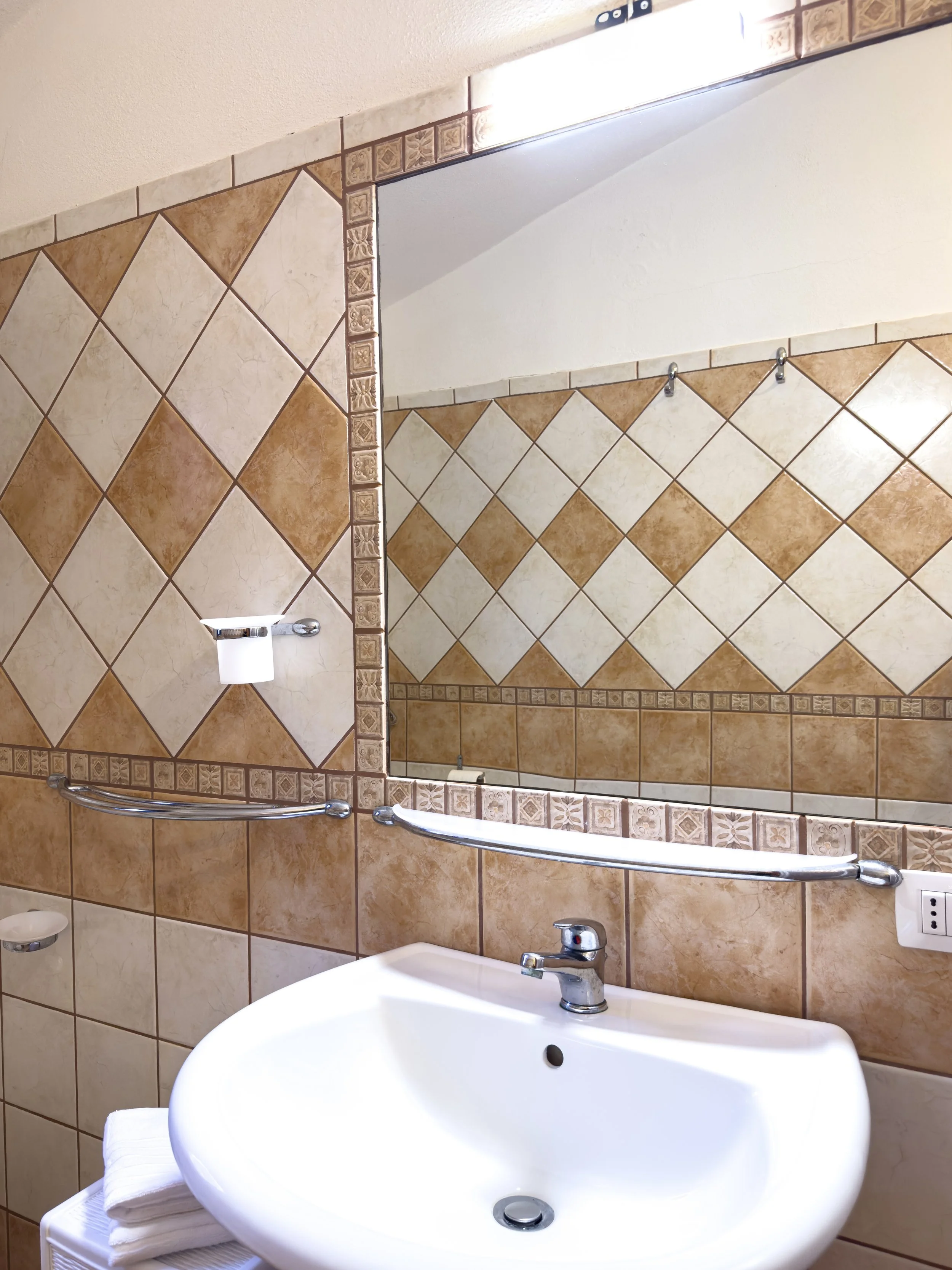 bathroom in the living area