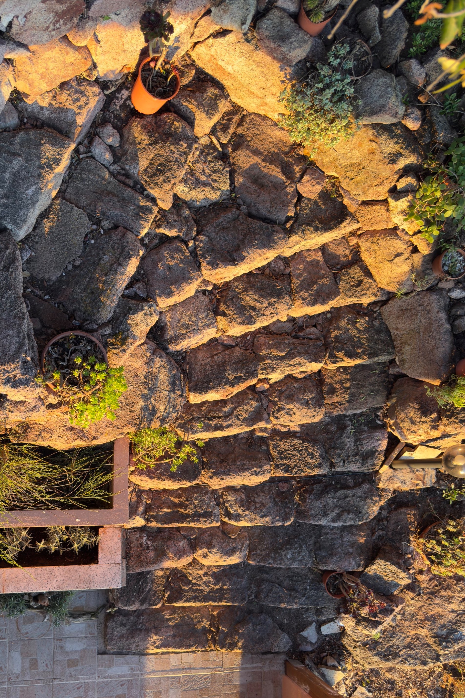 stone stairs to the main entrance