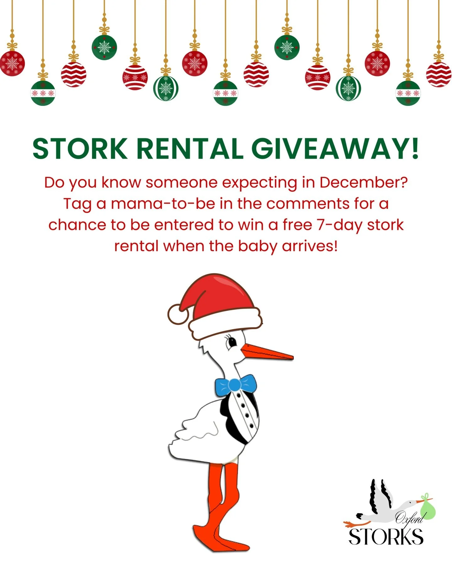 December mamas! 🍼❤️👼🏼🎄🎅🏼 Comment below to be entered to win a personalized stork when your baby arrives! 💙🩷 Winner announced Sunday, December 7!

#newmom #novemberbaby #oxfordms #storksign #oxfordstorks #storkdelivery #newparents #newborn #ba