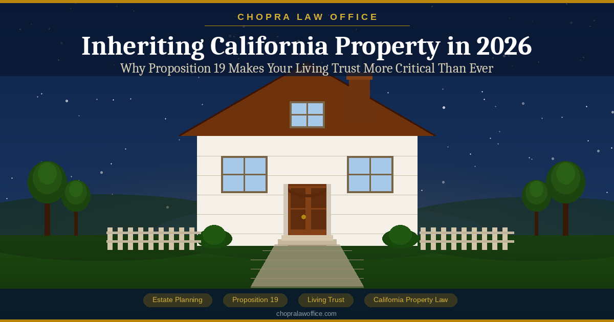 Inheriting California Property in 2026: Why Proposition 19 Makes Your Living Trust More Critical Than Ever