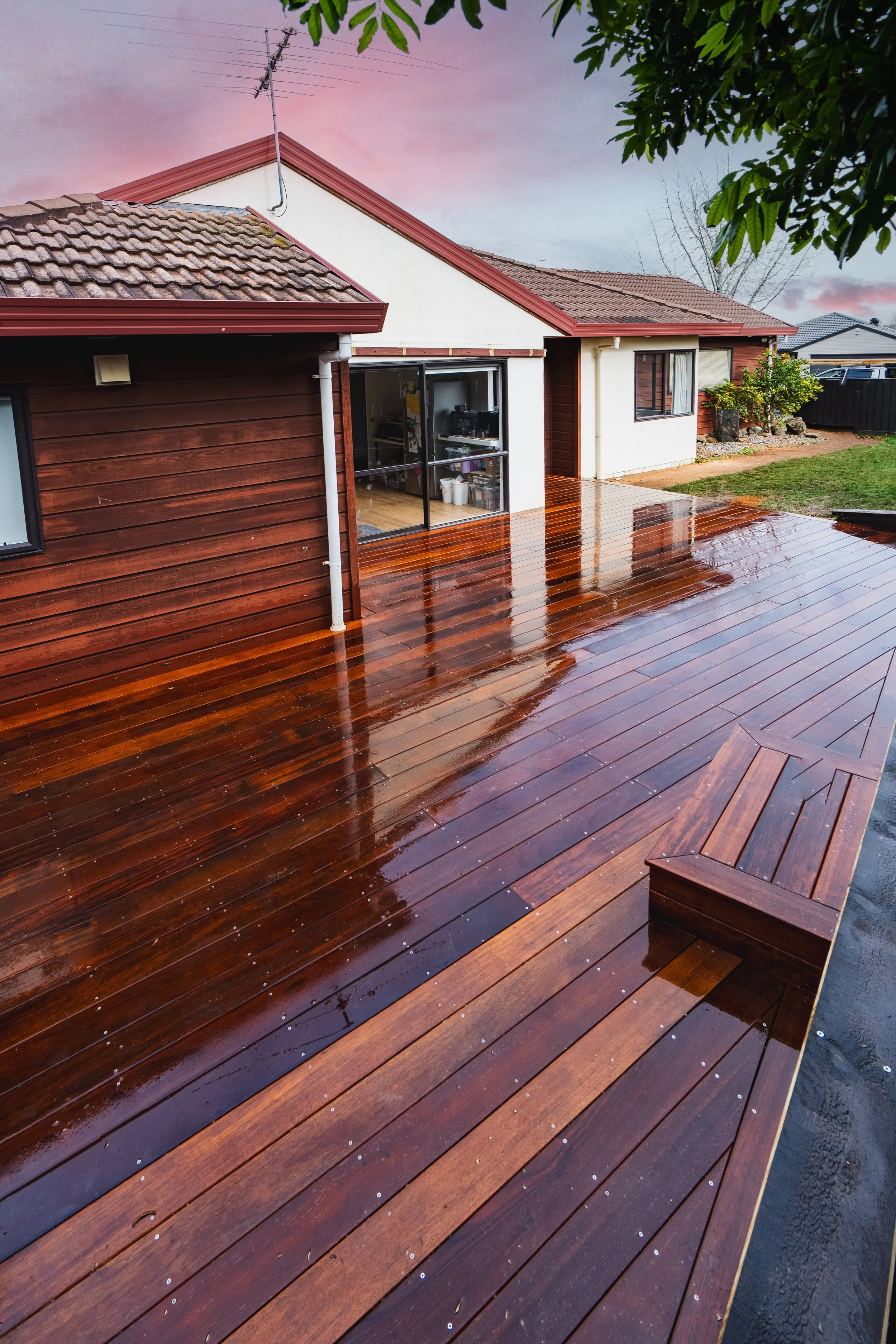 Just completed a new deck installation, providing a perfect outdoor space for BBQs and entertaining friends and family.