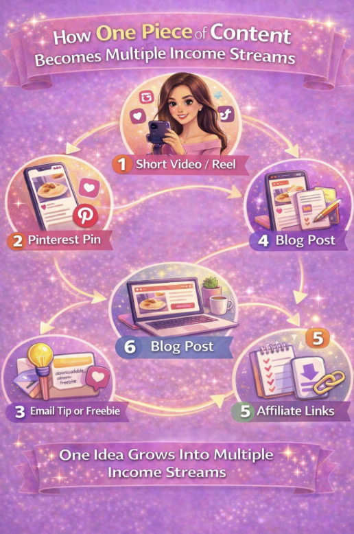 How One Piece of Content Becomes Multiple Income Streams