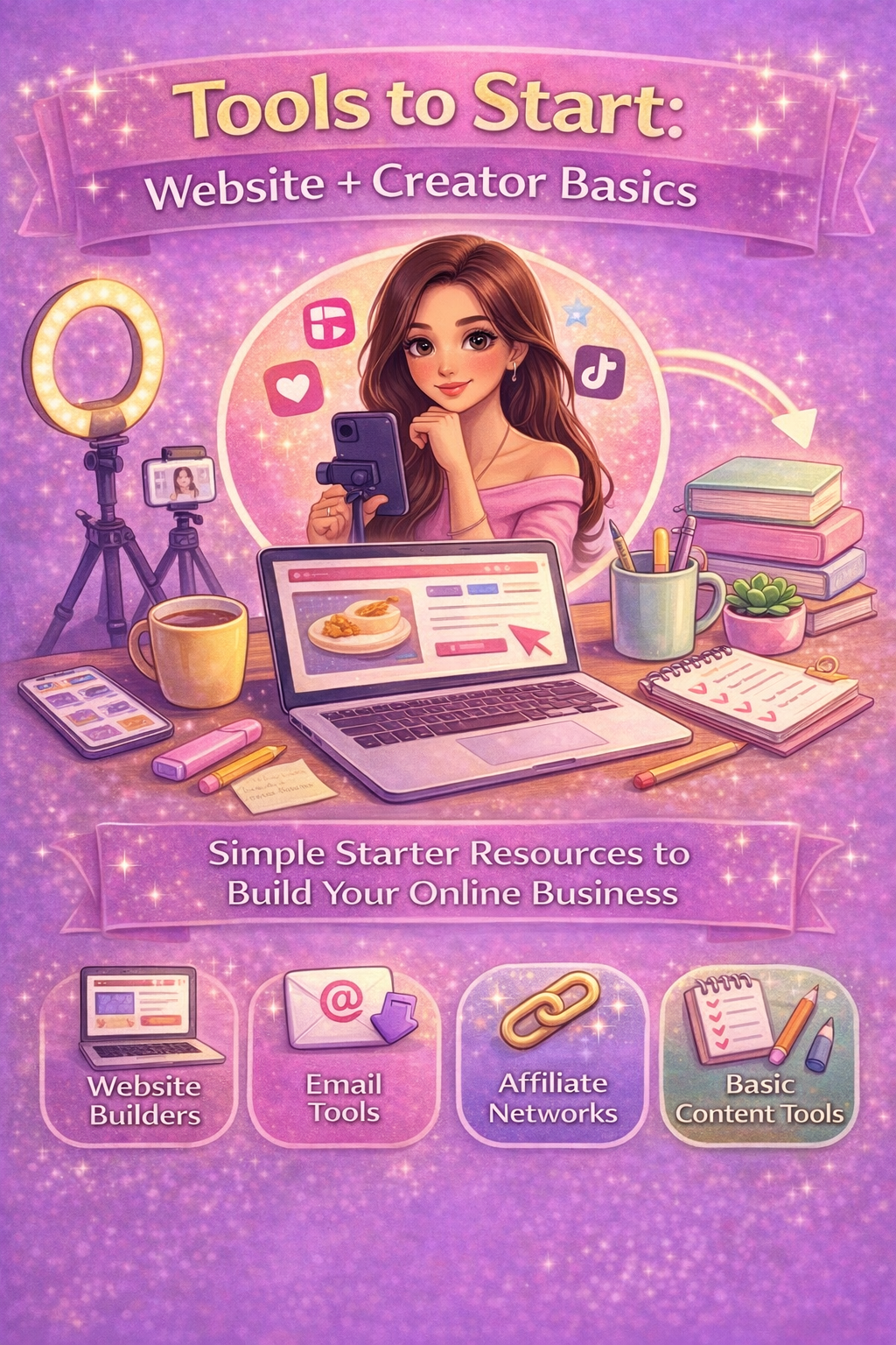 Tools to Start: Website + Creator Basics