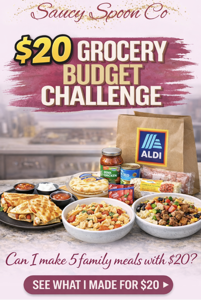 $20 Aldi Grocery Challenge (26 Servings of Food)
