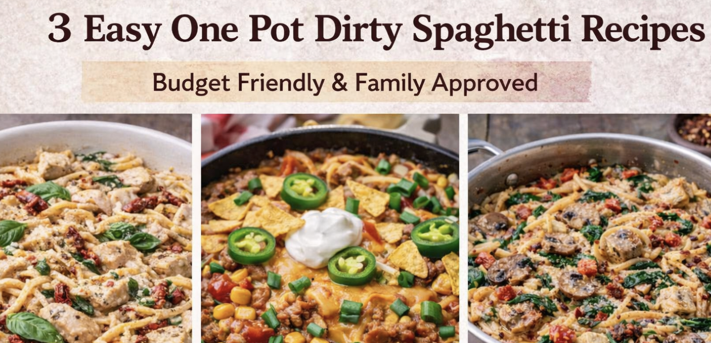 Dirty Spaghetti (Easy One-Pot Budget Dinner)