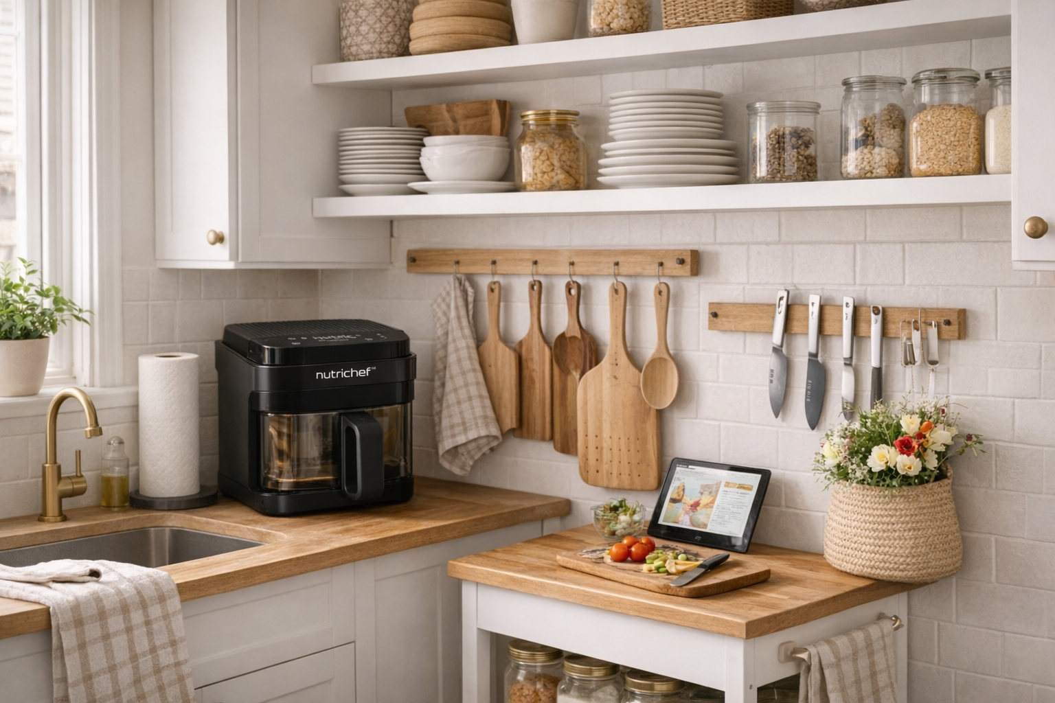 Busy Mom Small Kitchen Setup That Actually Works (Simple &amp; Functional Aesthetic)