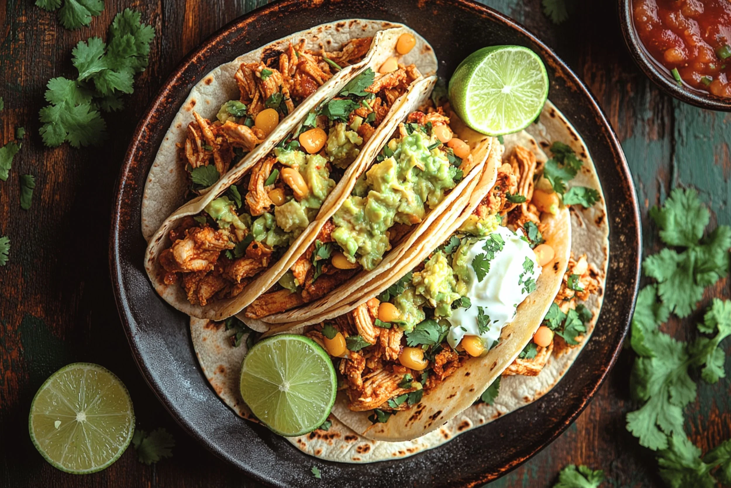 Crockpot Chicken Tacos