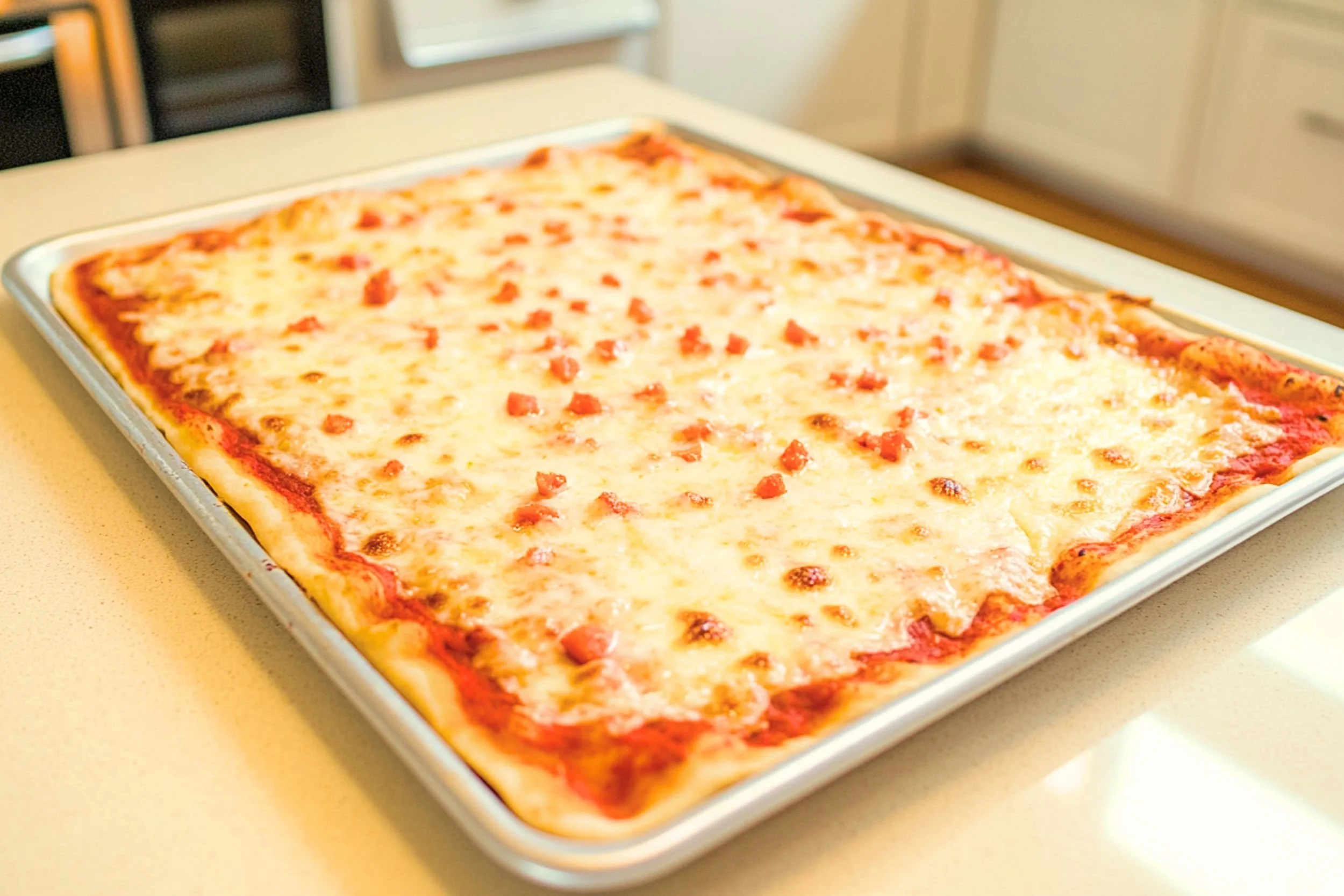 Cafeteria School Pizza (The Rectangle Kind)