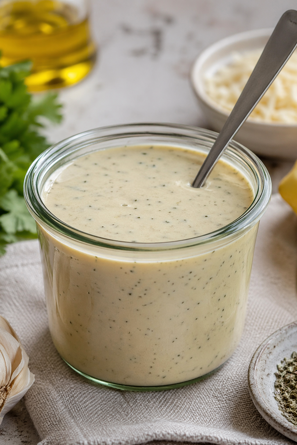 Creamy Italian Garlic Dressing