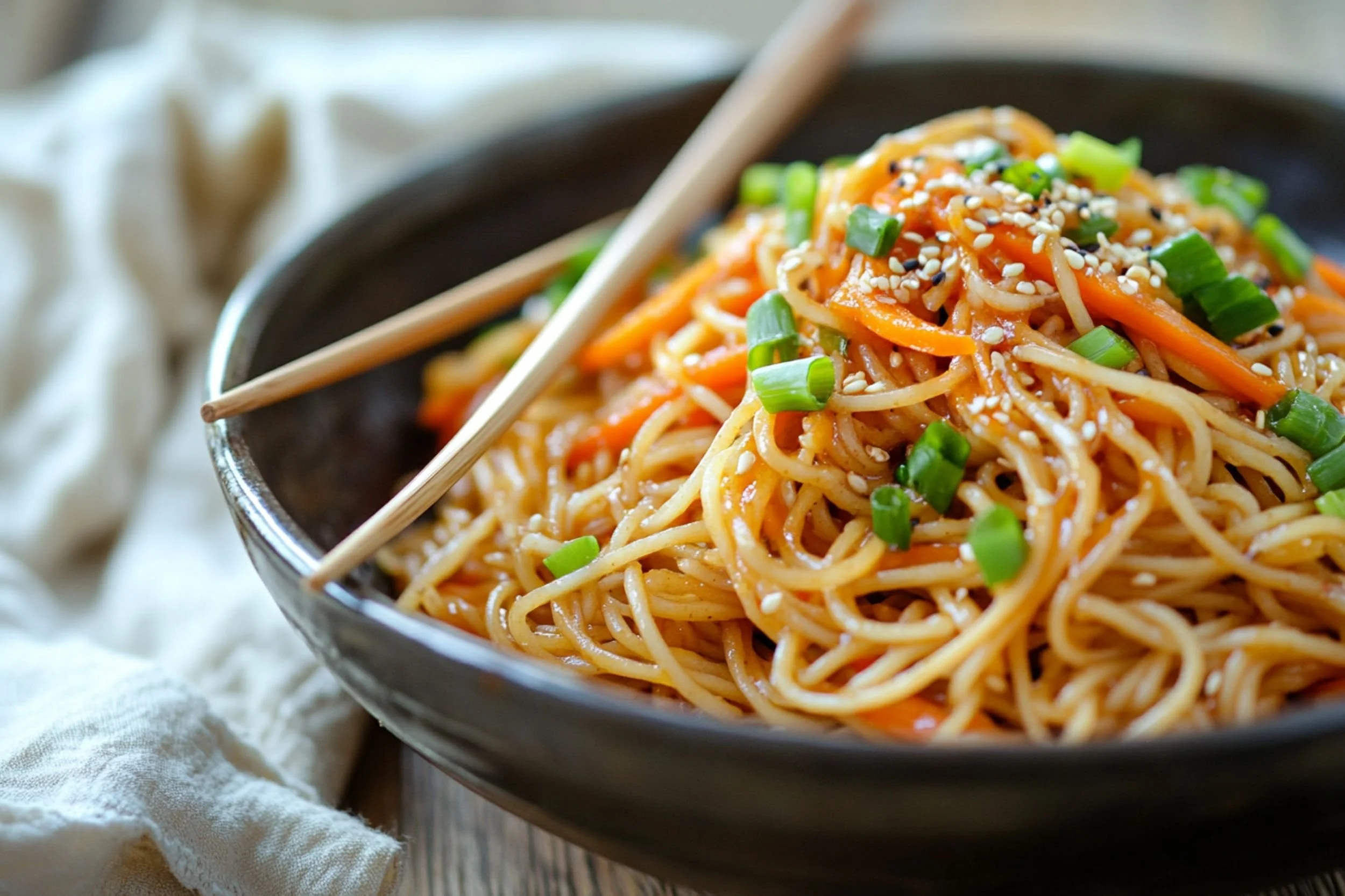Cold Sesame Noodle Salad with Peanut Sauce – Ready in 15 Minutes