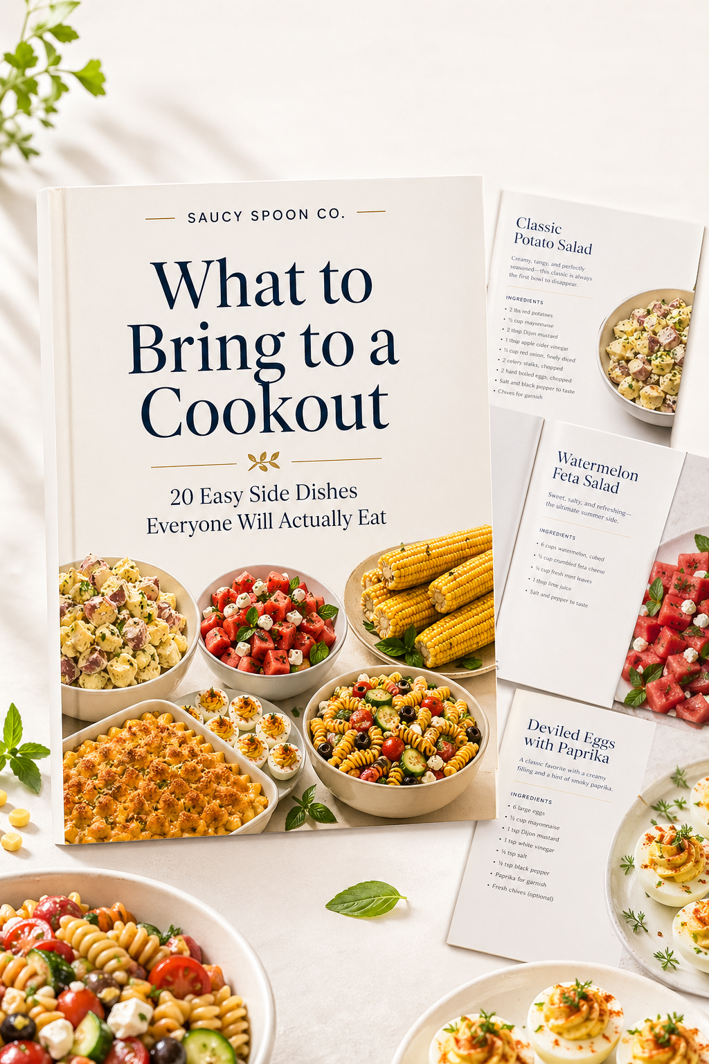 What to Bring to a Cookout: 20 Easy Side Dishes Everyone Will Actually Eat (PDF Cookbook)