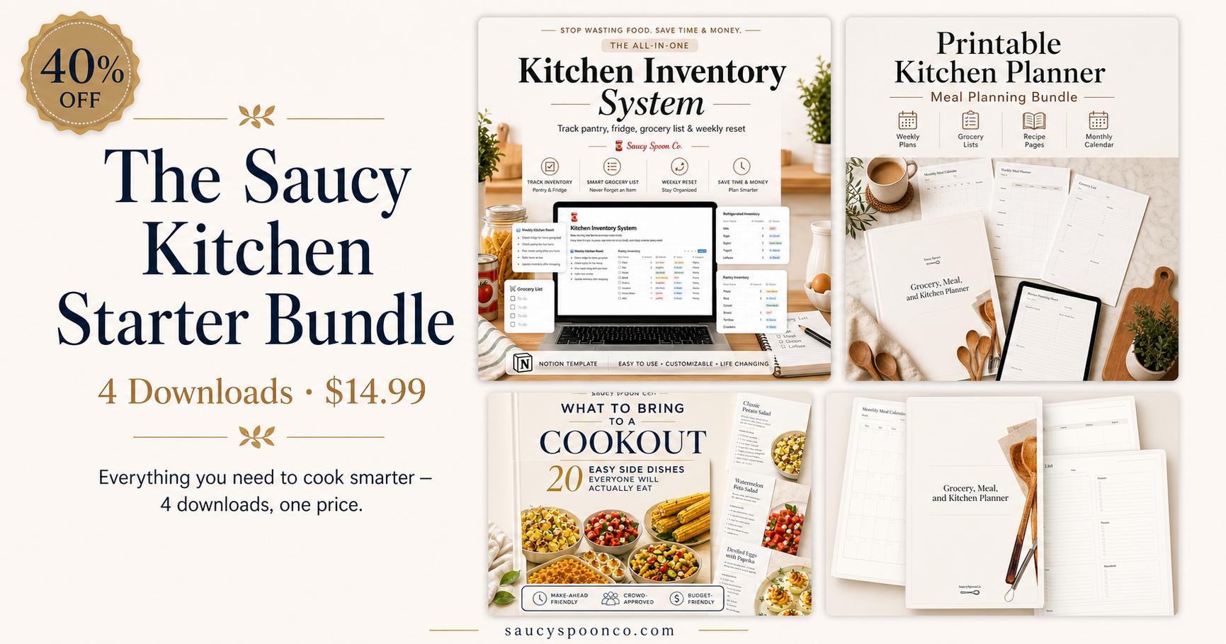 The Saucy Kitchen Starter Bundle