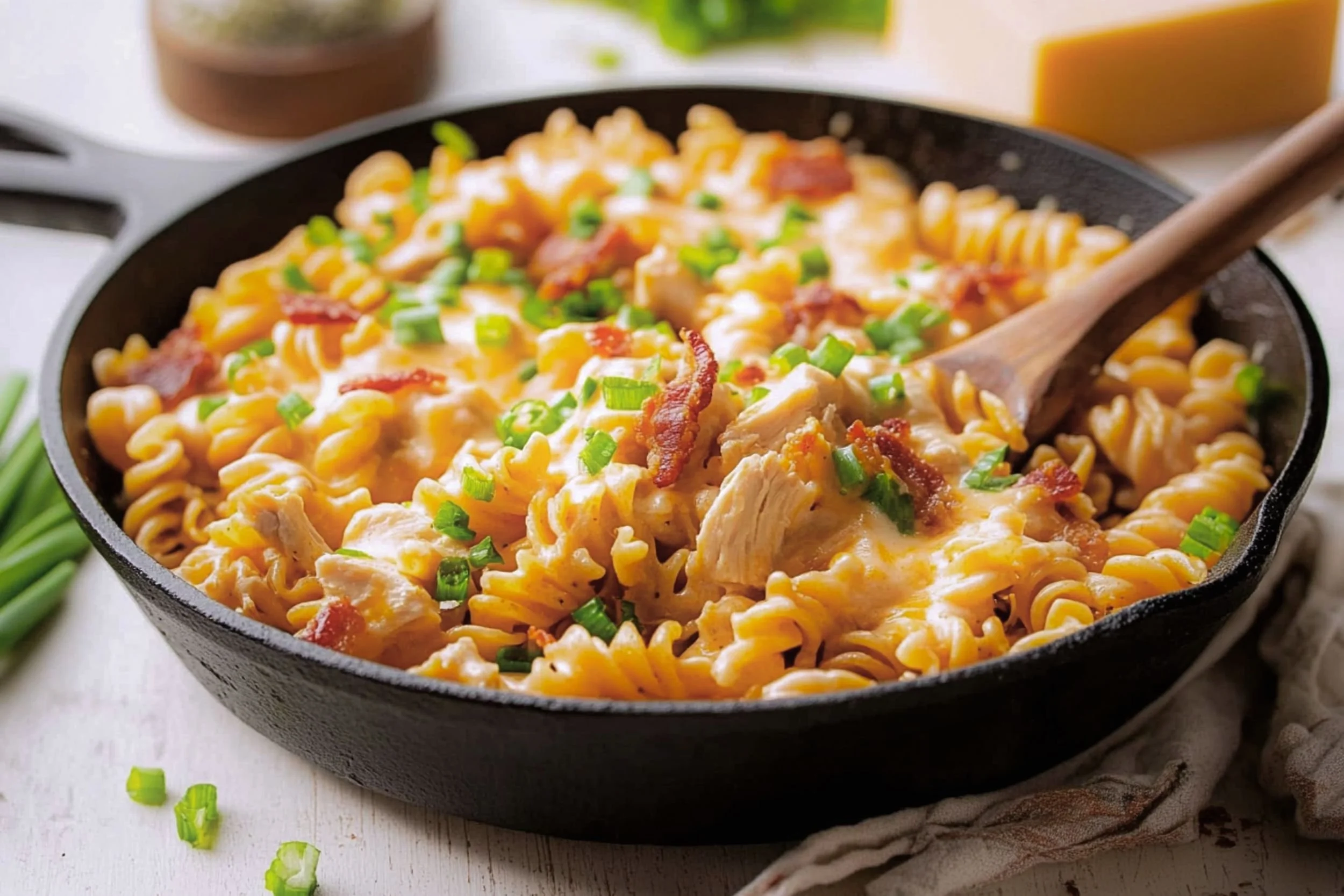 Creamy Chicken Bacon Ranch Pasta (One Pot, 30 Minutes)