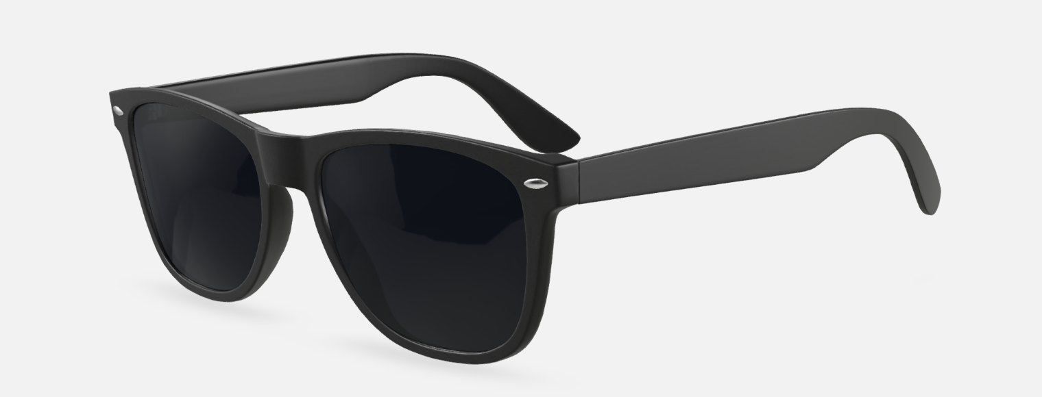 Classic black sunglasses, a stylish and practical Hot Mom Summer accessory for quick effortless outfits.