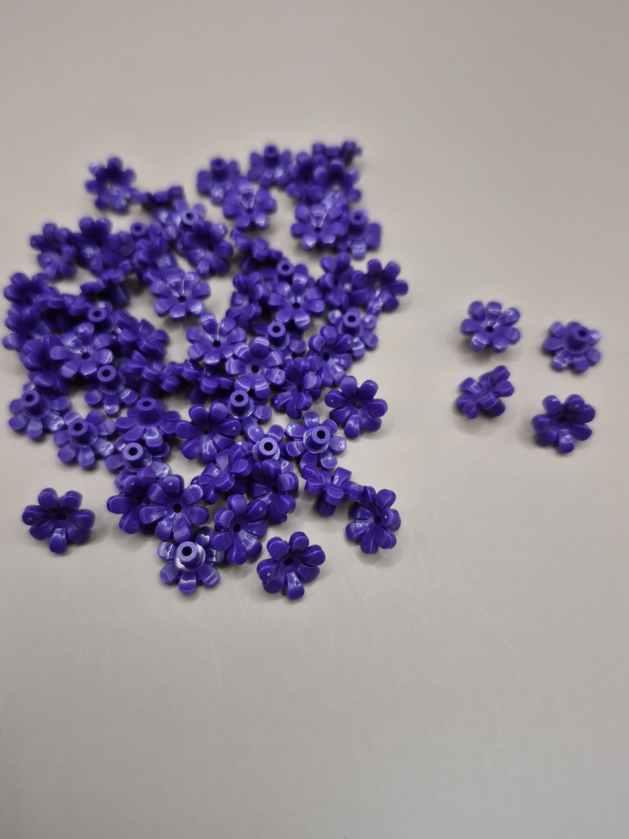 Purple Flower part for Lei parts