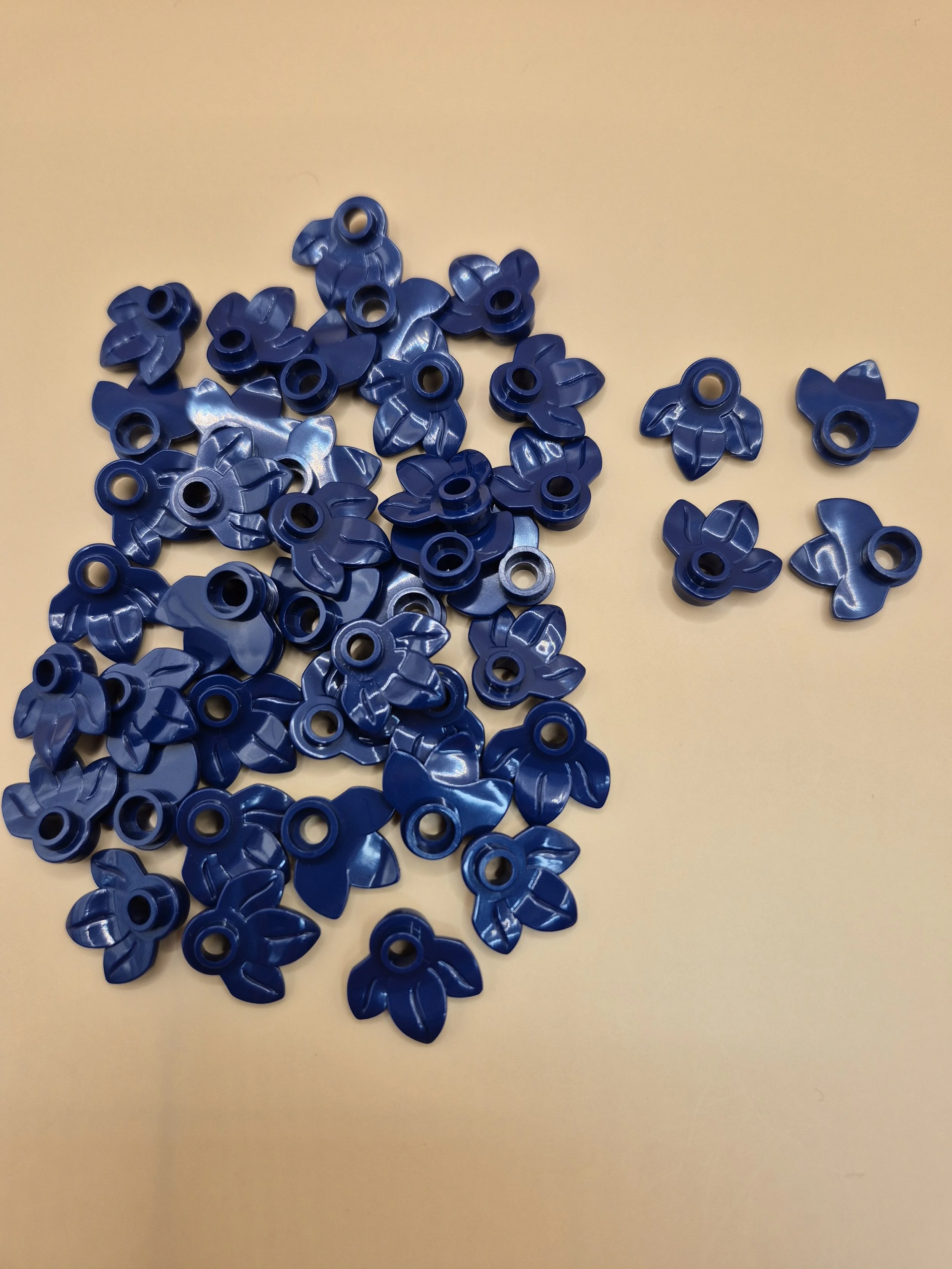 Dark Blue Leaf for lei parts