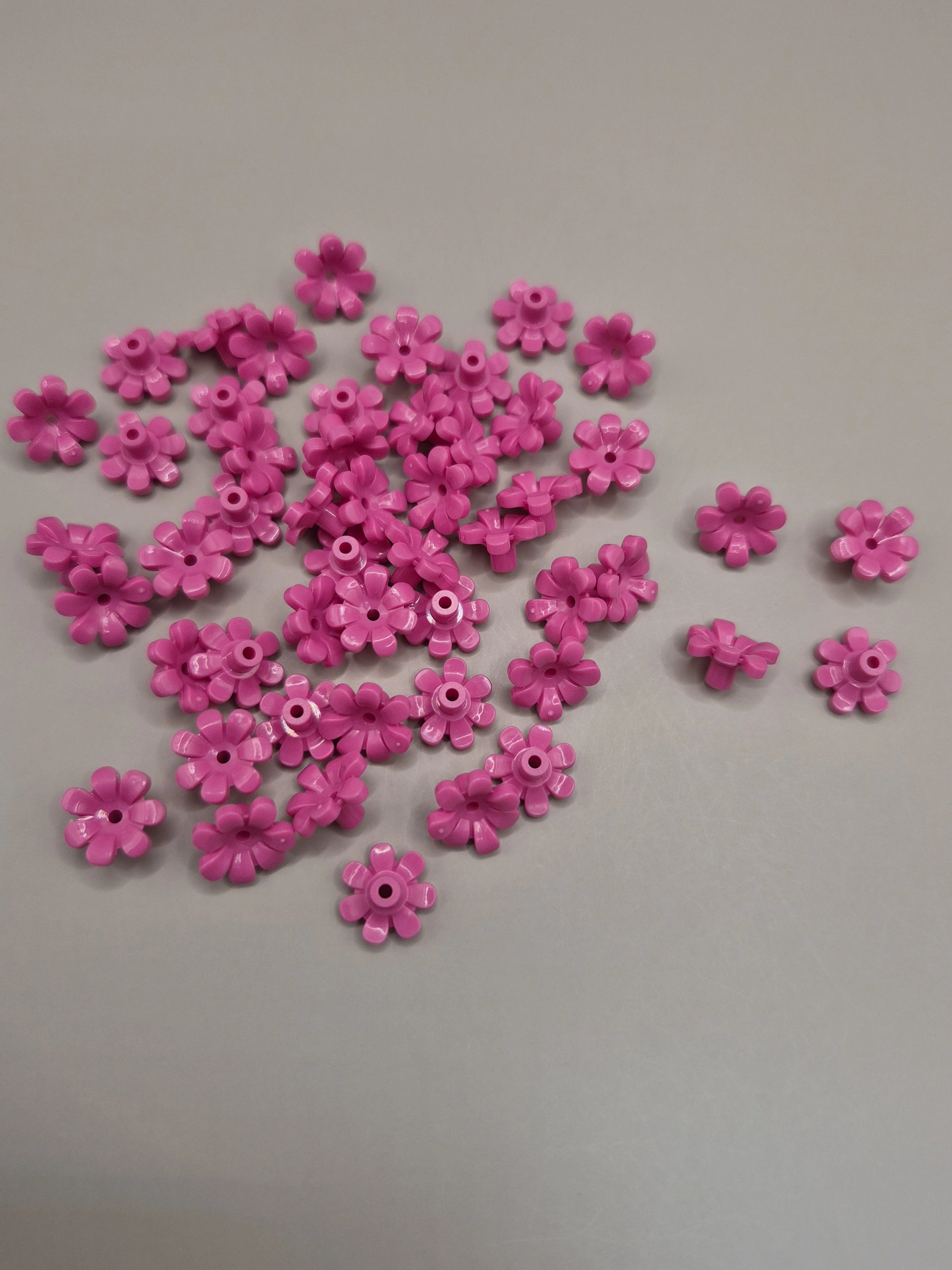 Dark Pink Flower part for Lei parts