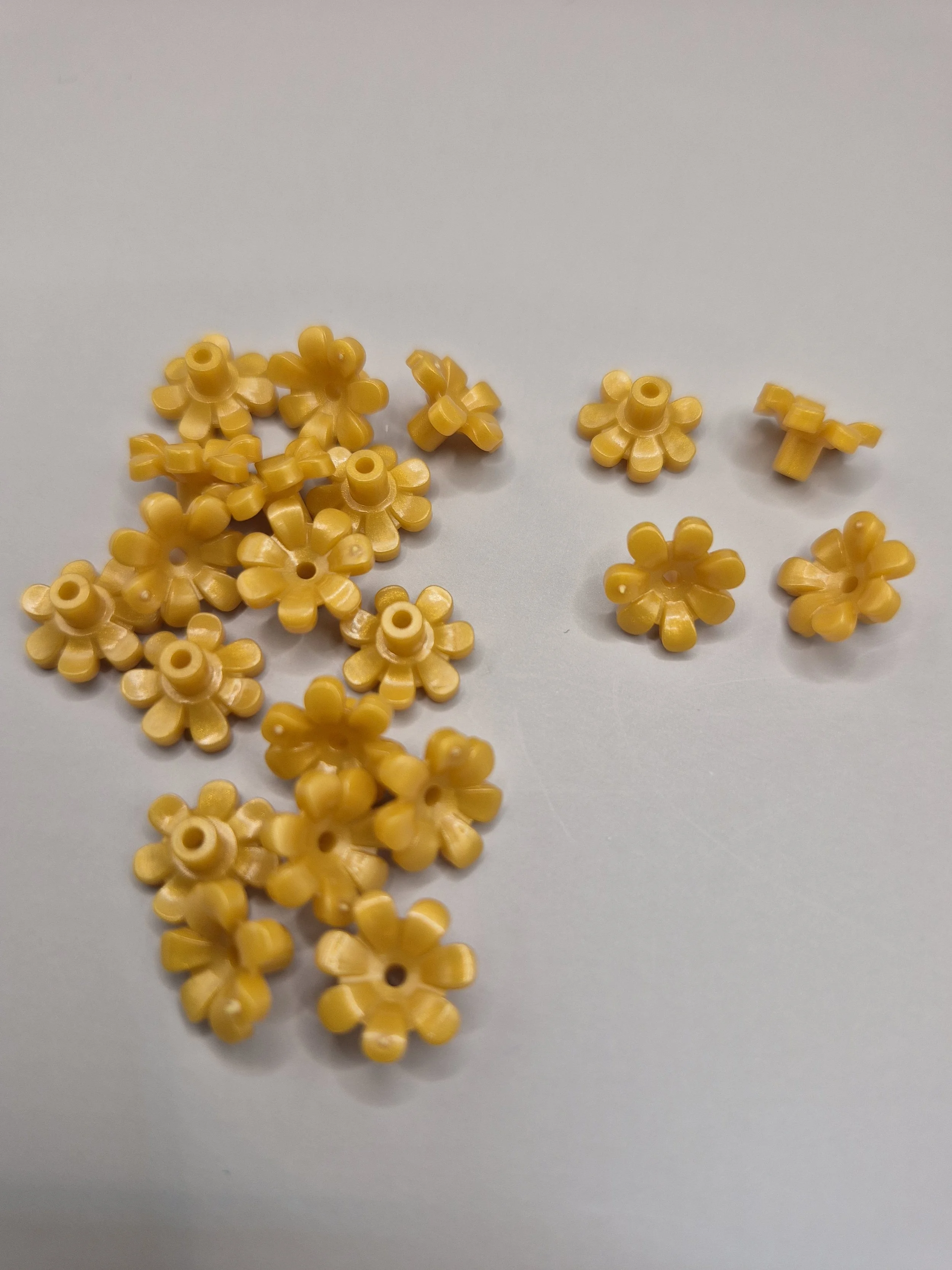 Pearl Gold Flower part for Lei parts