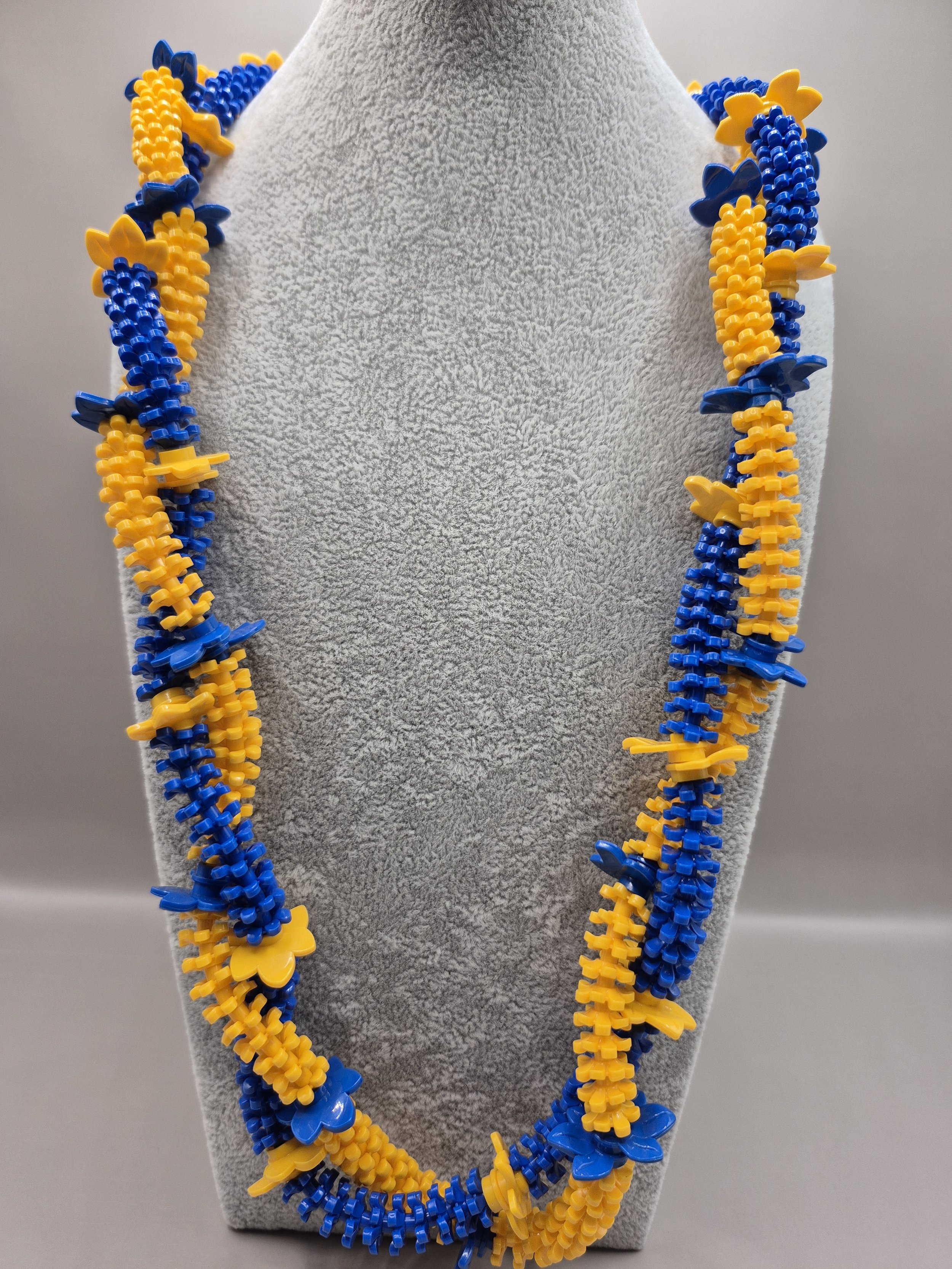 Buff-n-Blue – Pride Lei