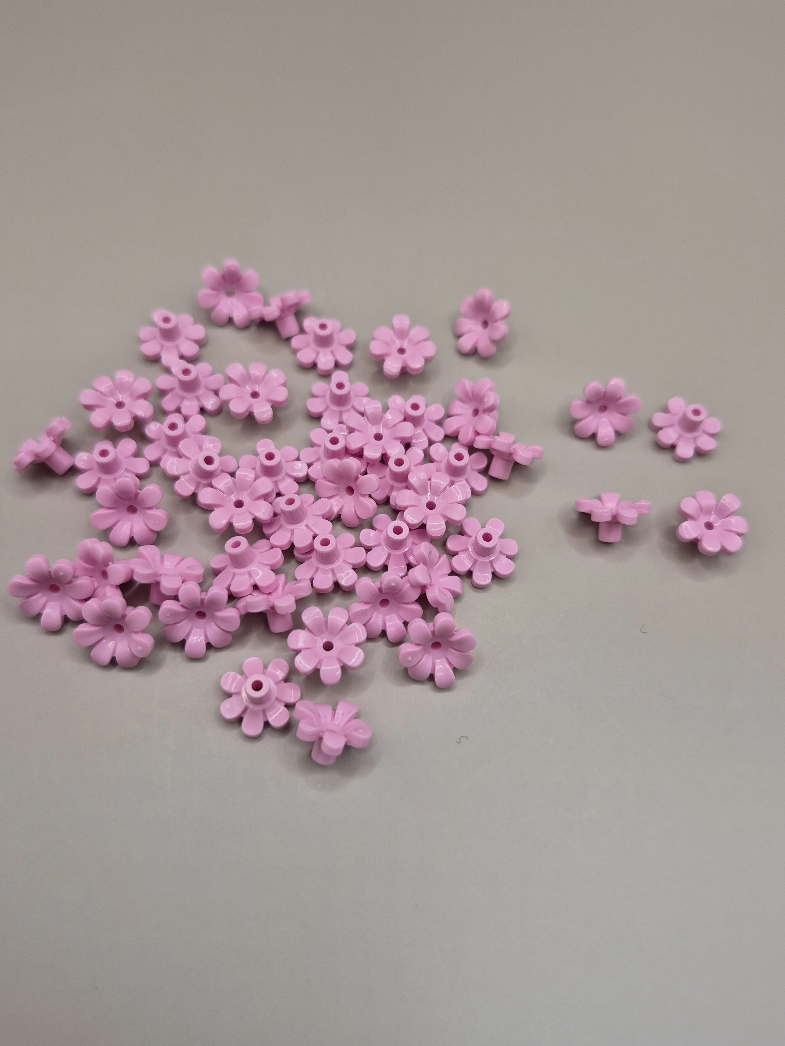 Bright Pink Flower part for Lei parts