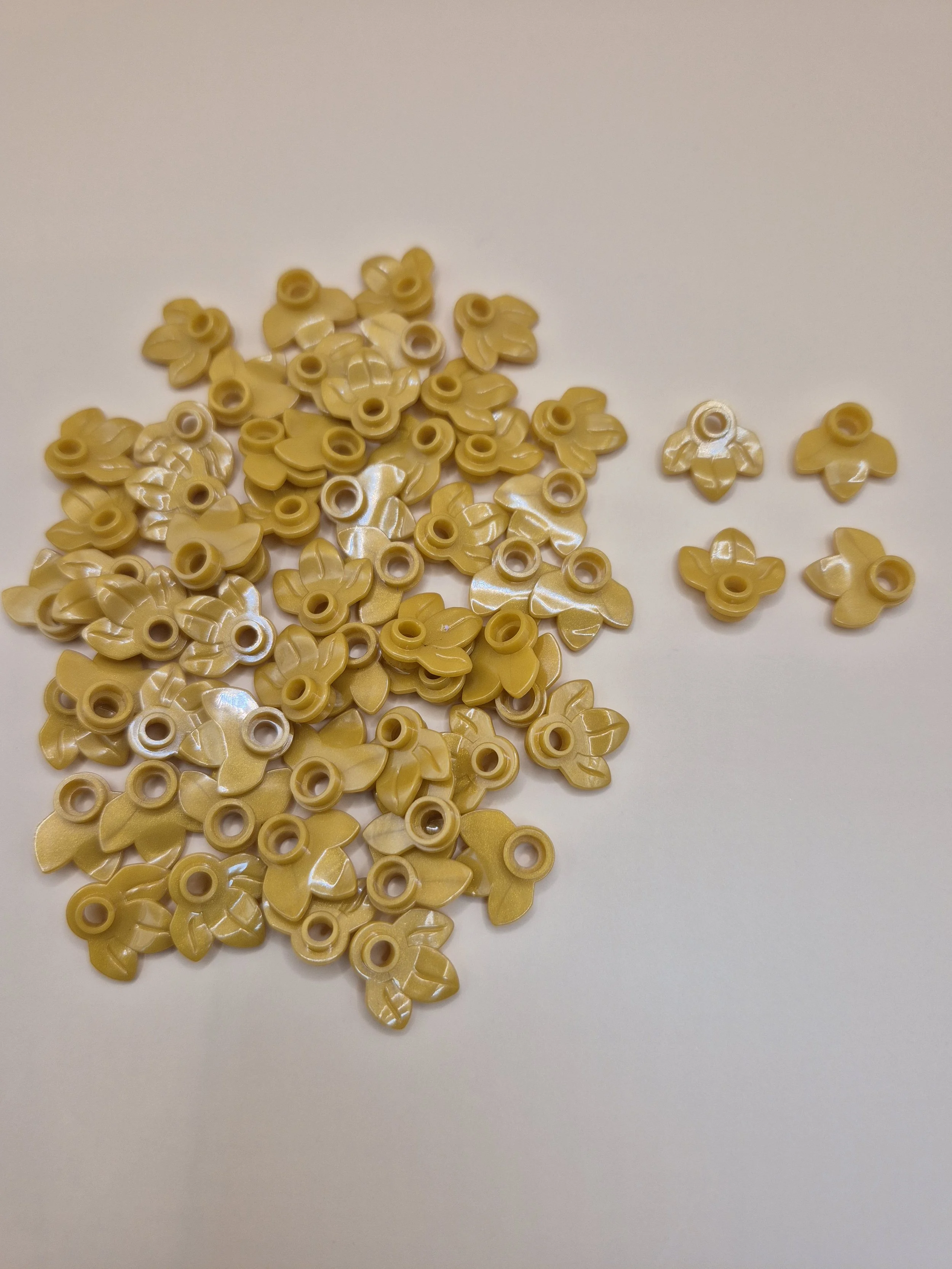 Pearl Gold Leaf for lei parts