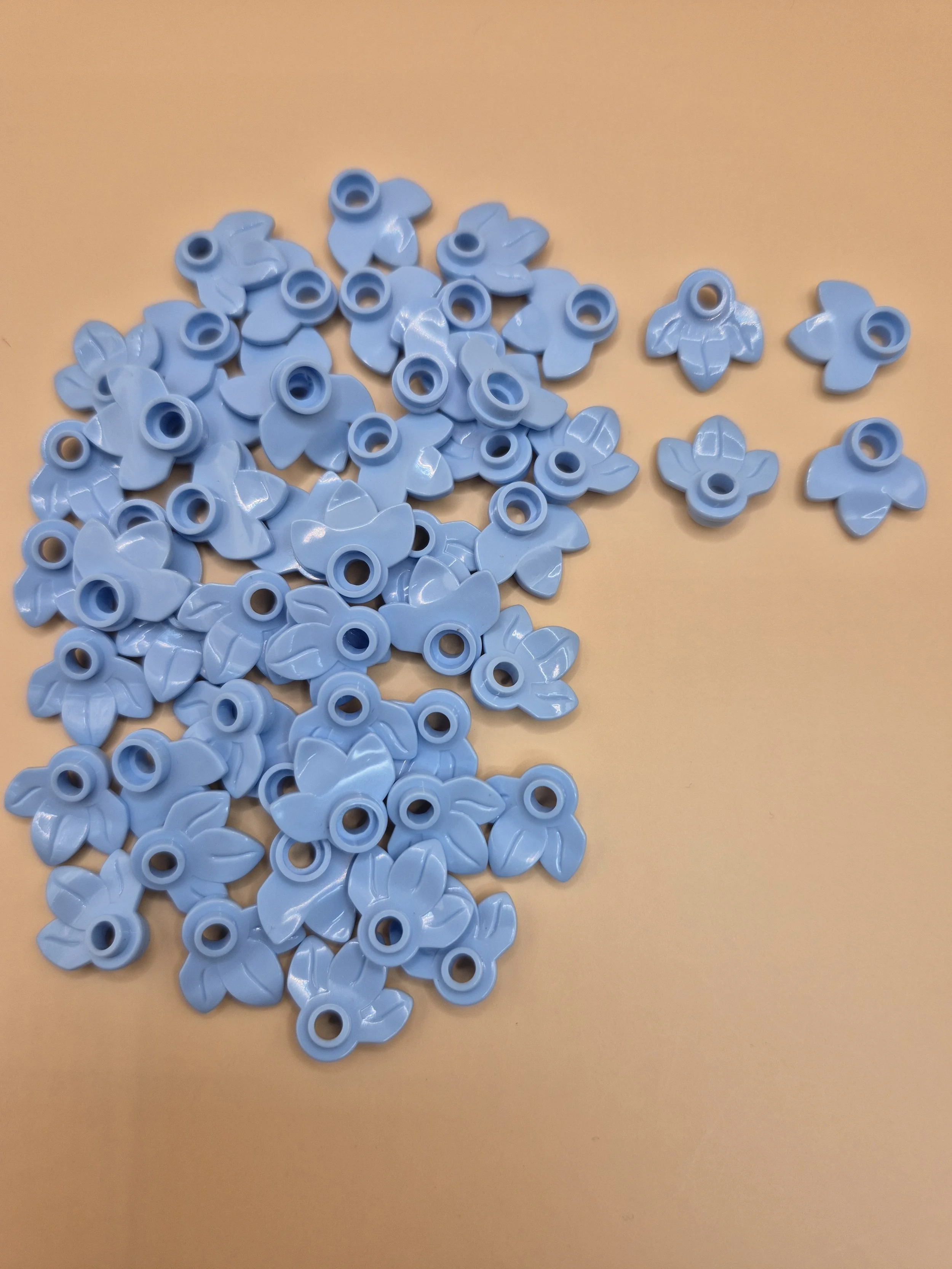 Medium Blue Leaf for lei parts