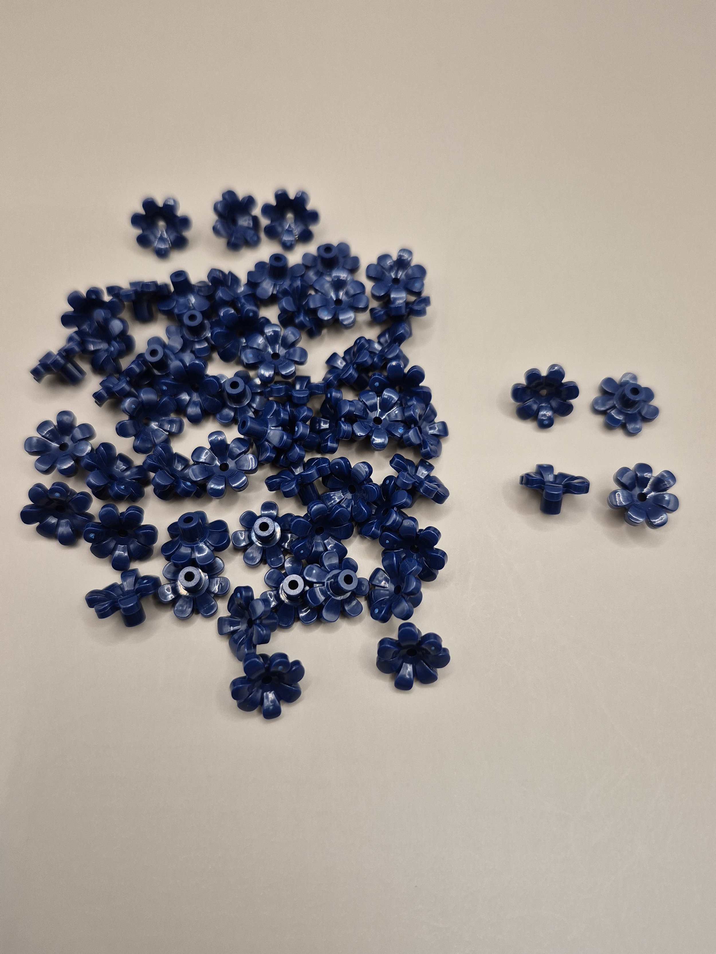 Dark Blue Flower part for Lei parts