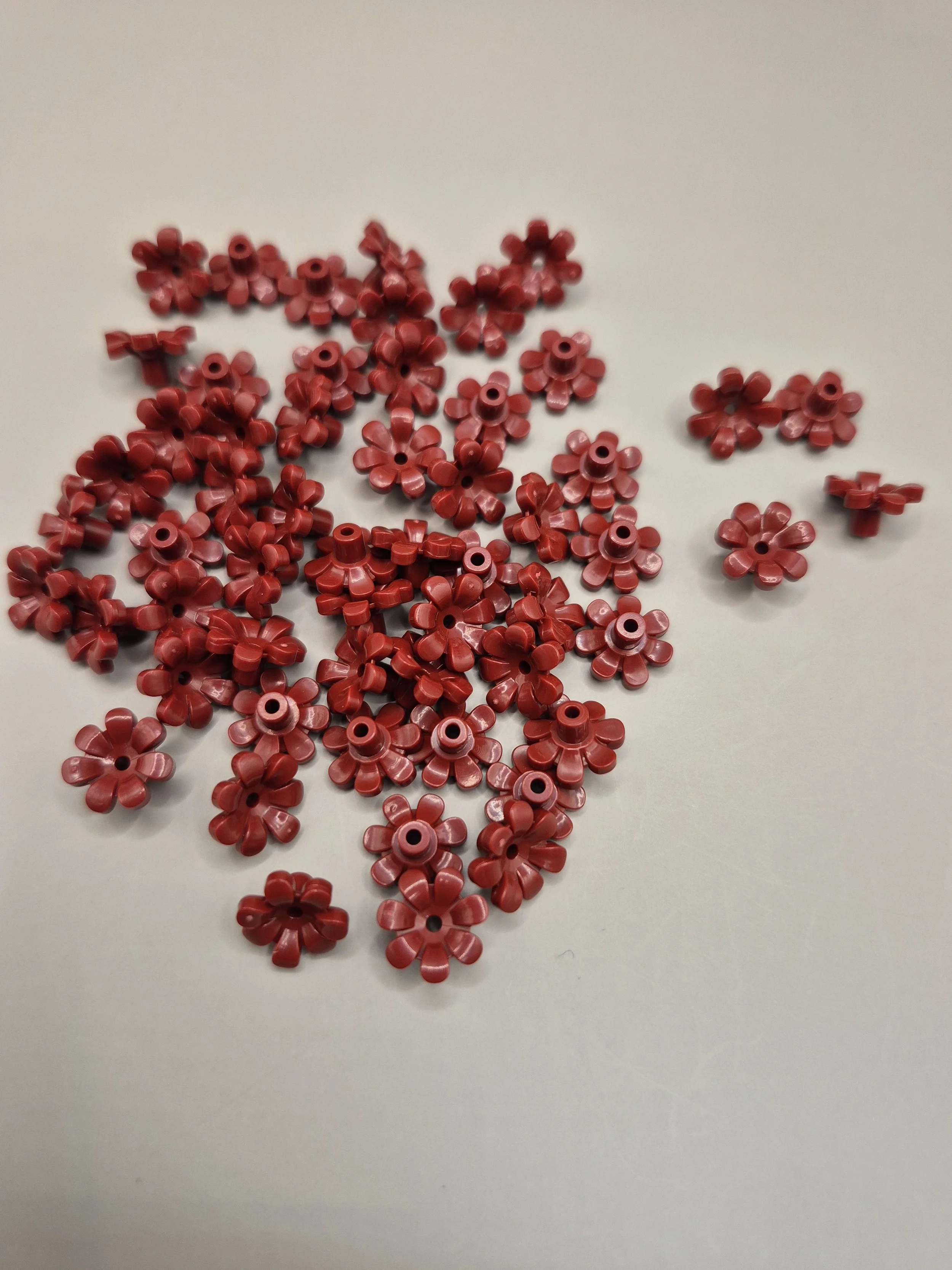 Maroon / Dark Red Flower part for Lei parts
