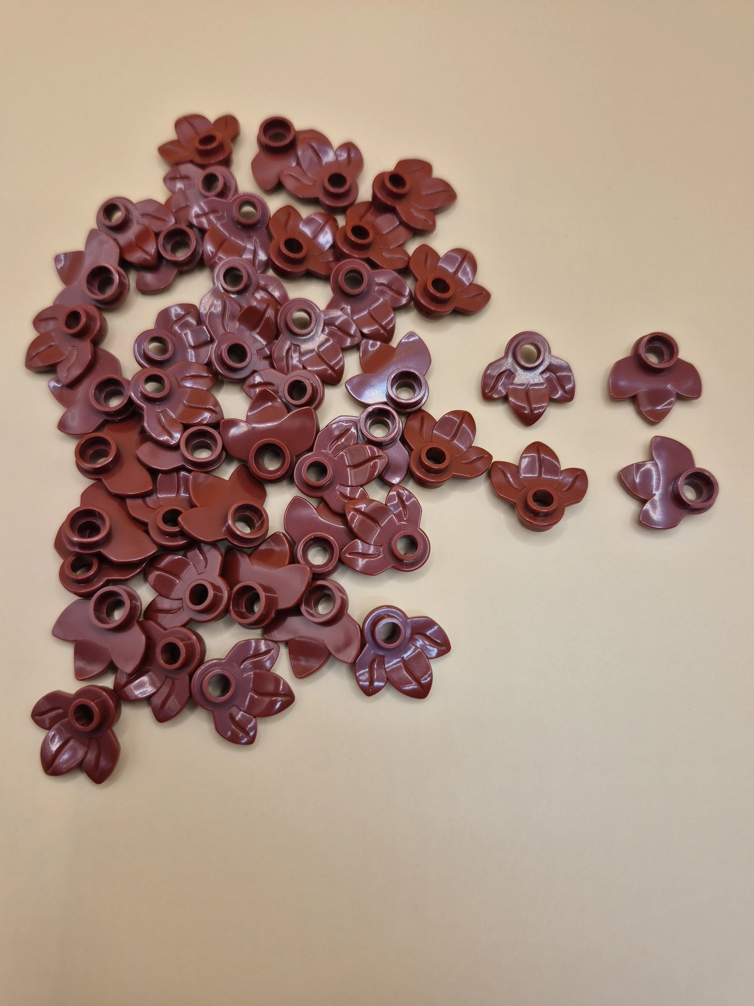 Maroon/ Dark Red Leaf for lei parts