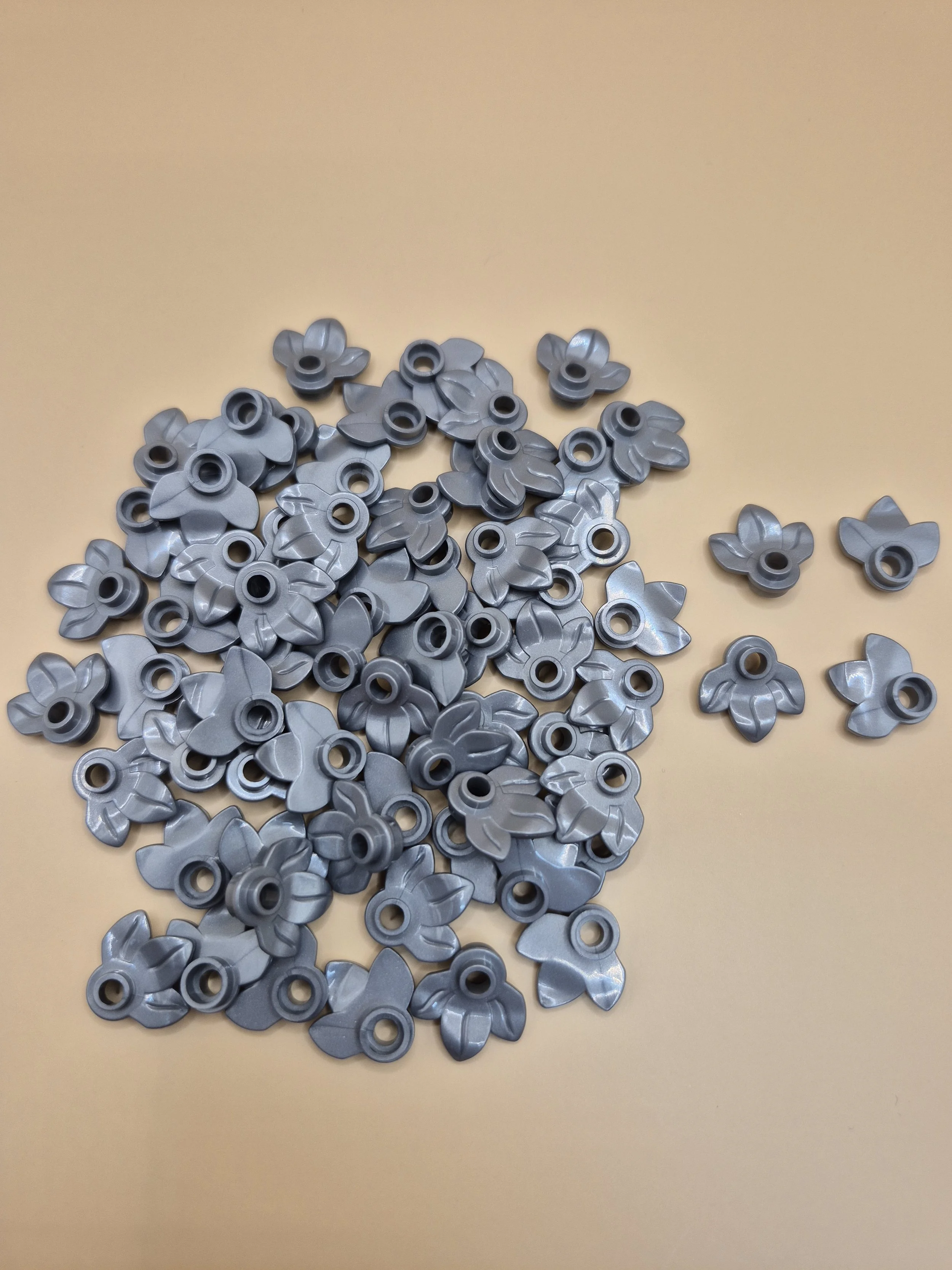 Pearl Silver Leaf for lei parts