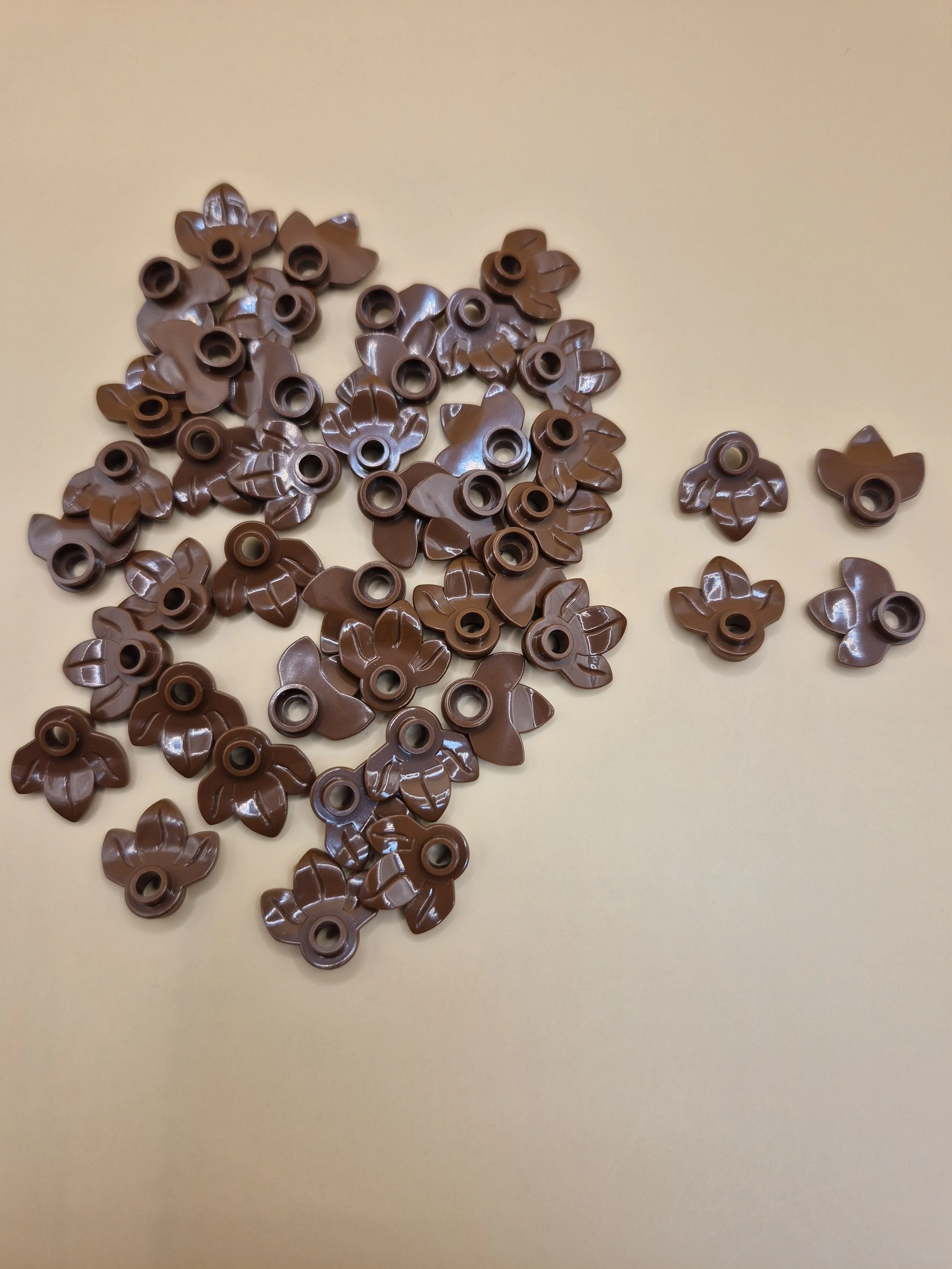 Reddish Brown Leaf for lei parts