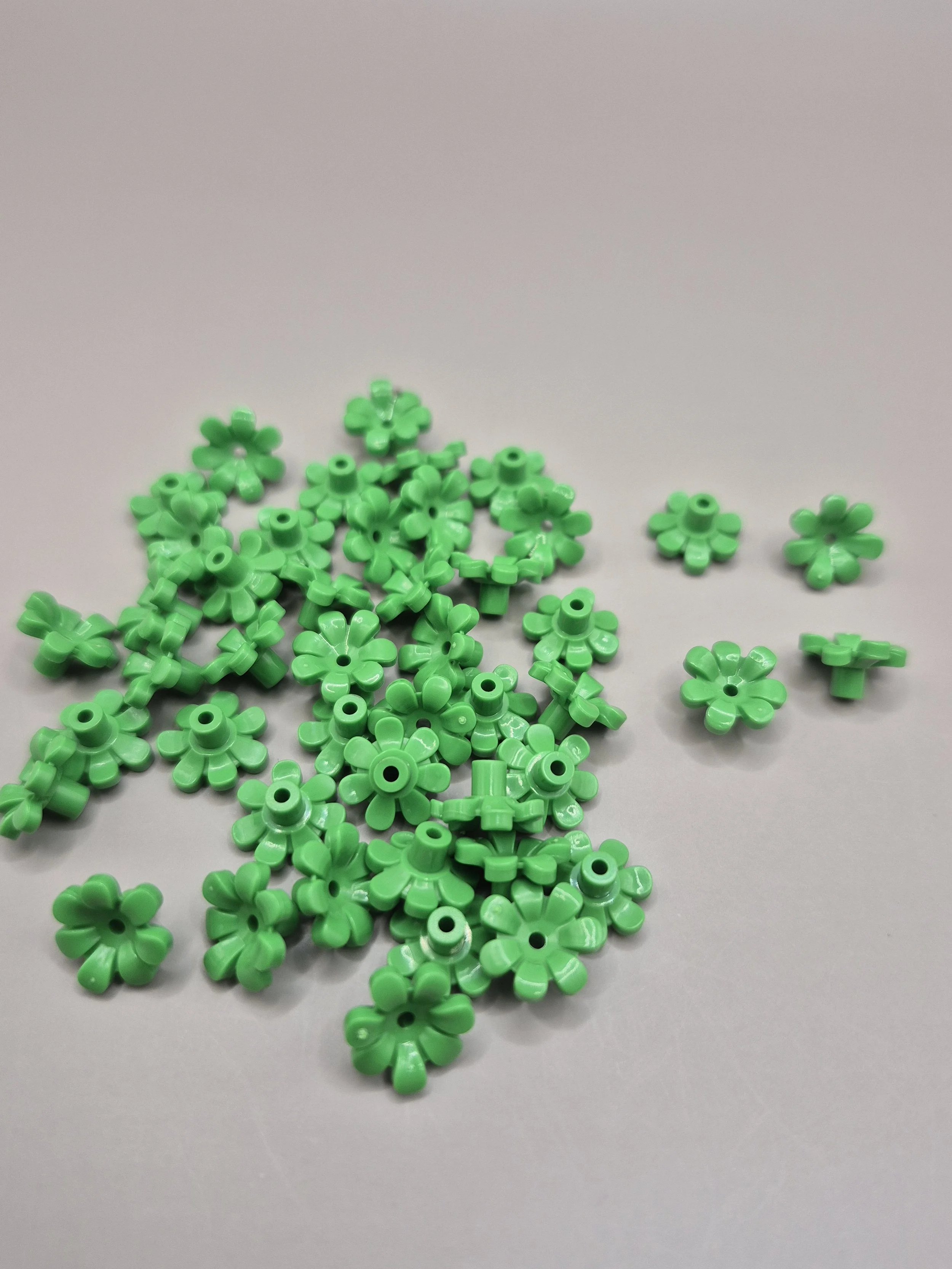 Bright Green Flower part for Lei parts