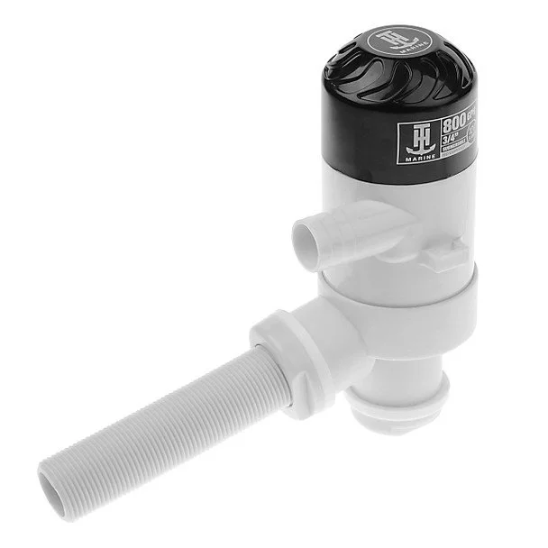 T-H Marine Boating Essentials 800 GPH Thru-Hull Livewell Pump