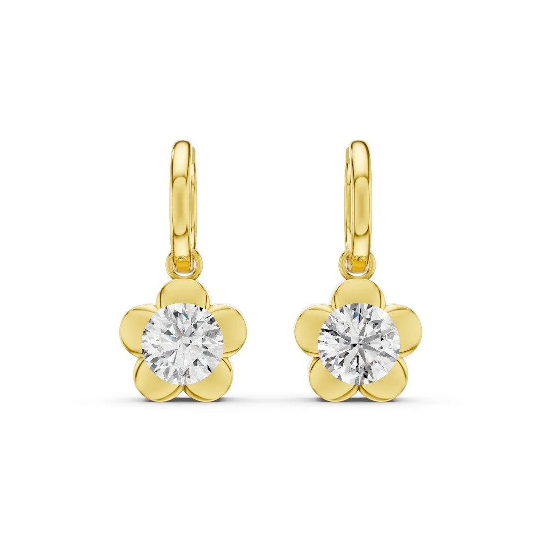Flower Earing with White Diamond b.jpeg