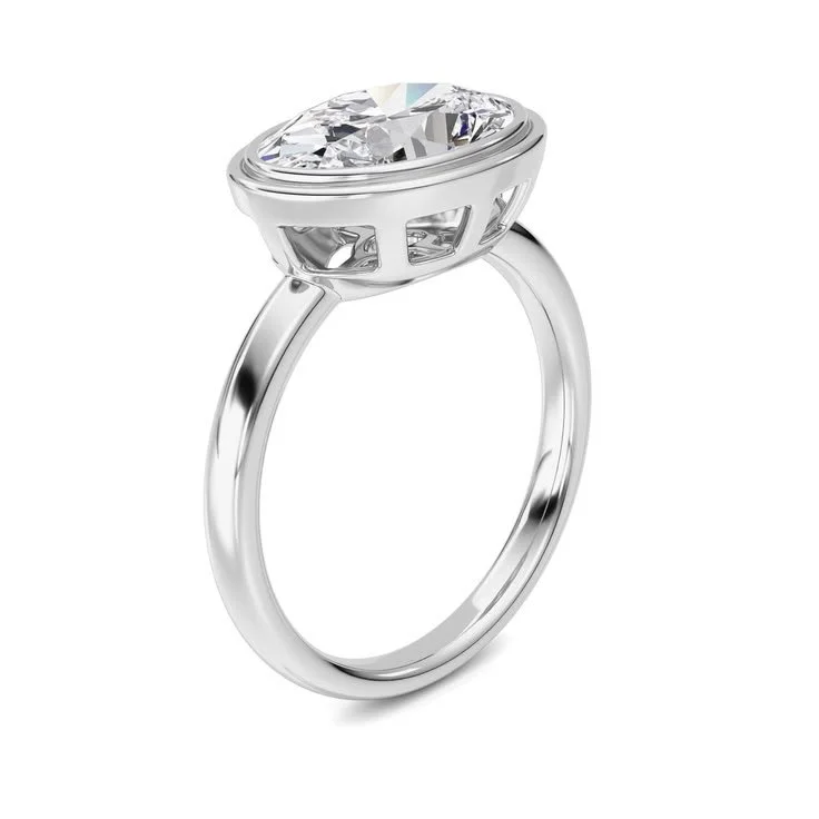 Bezel East West Oval Solitaire Ring – Kira Jewels.jfif