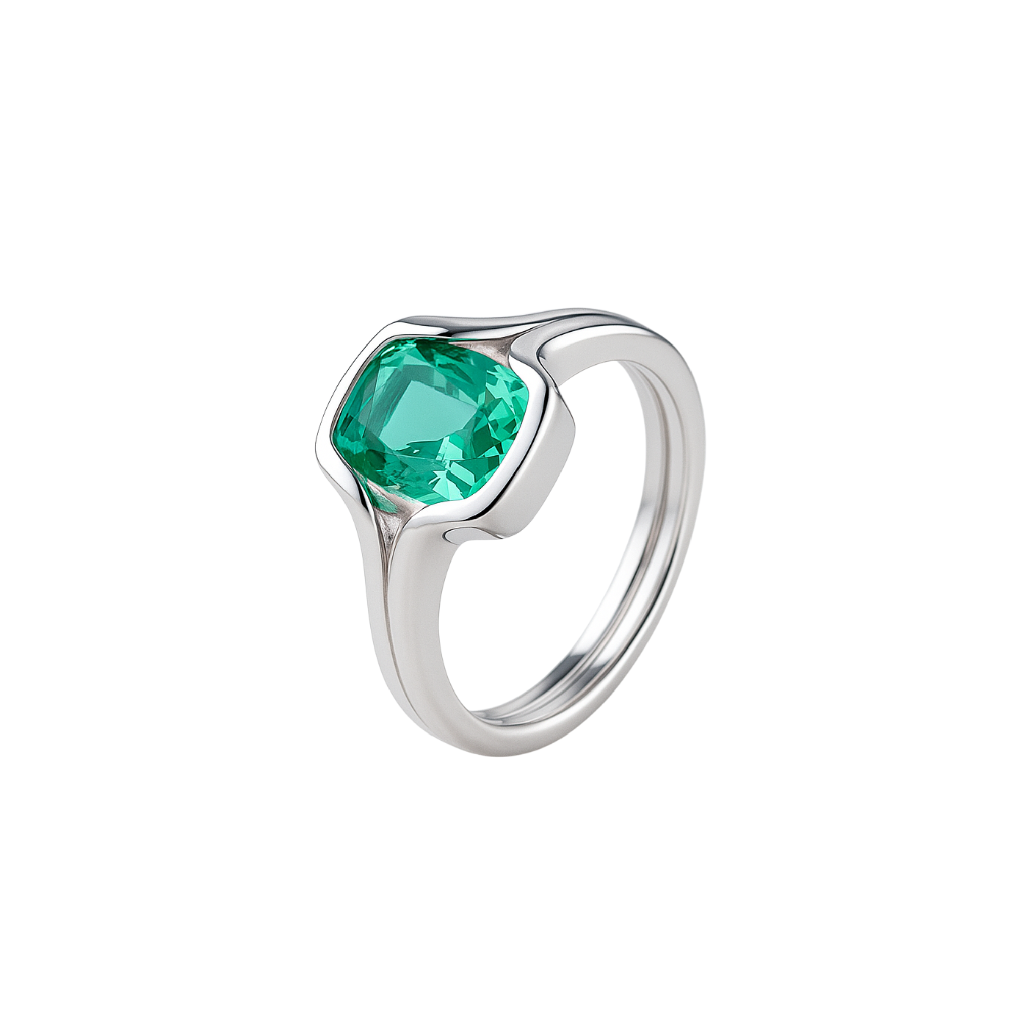 2ct Emerald Ring - Size 7
