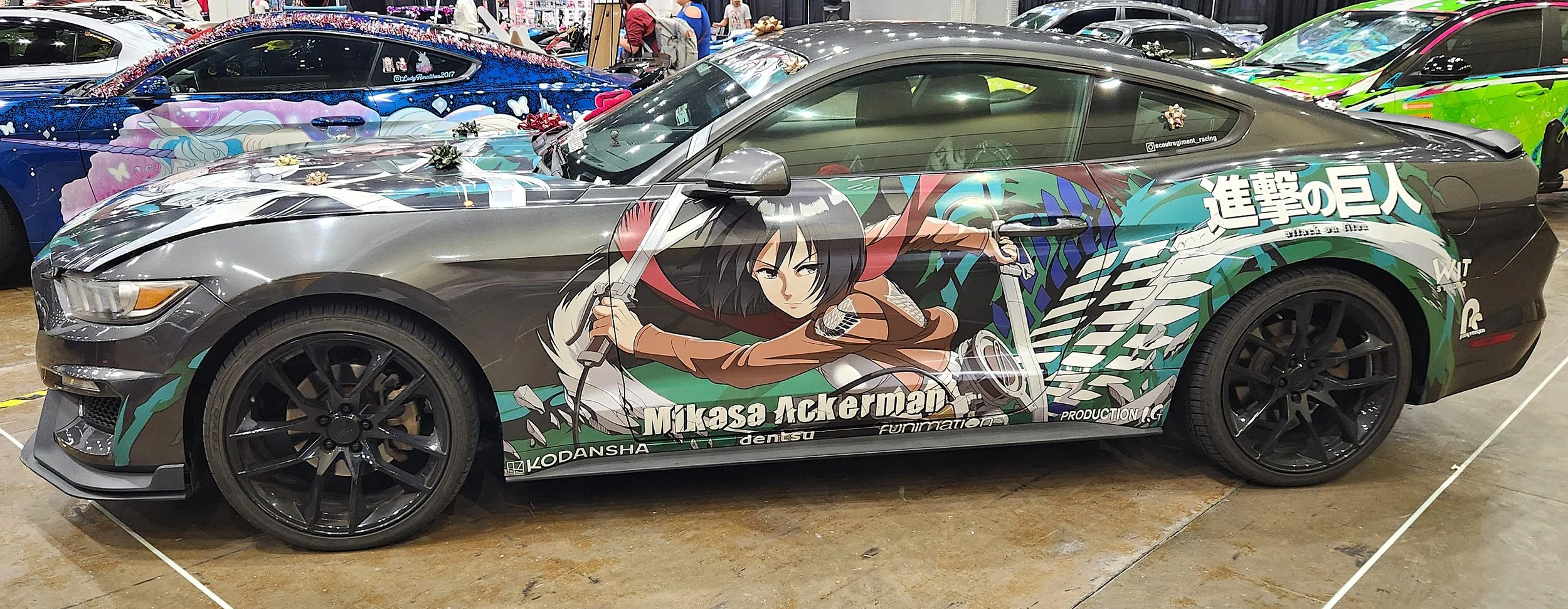 2017 Ford Mustang / Levi and Mikasa from AoT / scoutregiment_racing