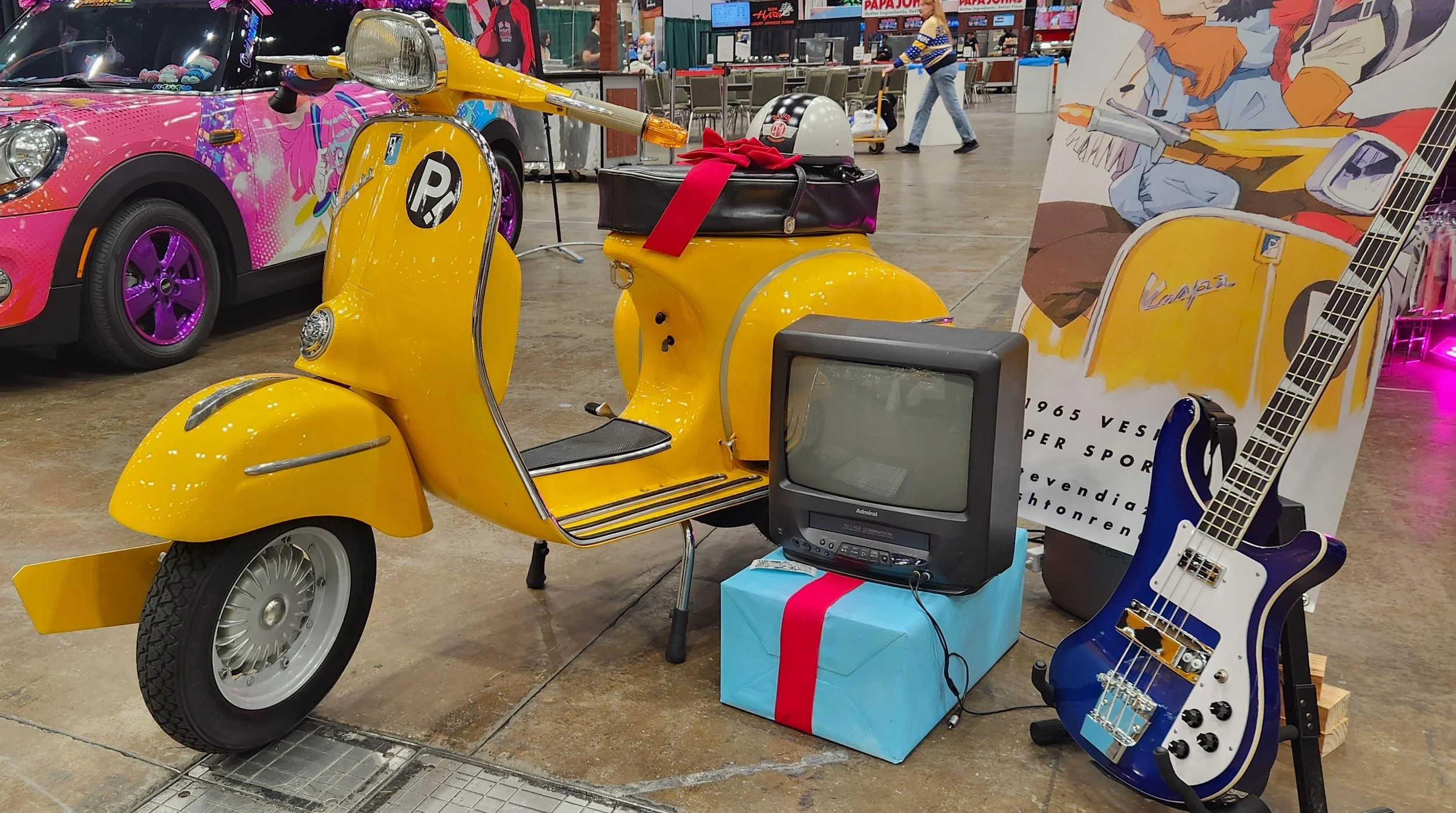1965 Vespa 180 SS / FLCL replica and display / ashtonreneecosplay