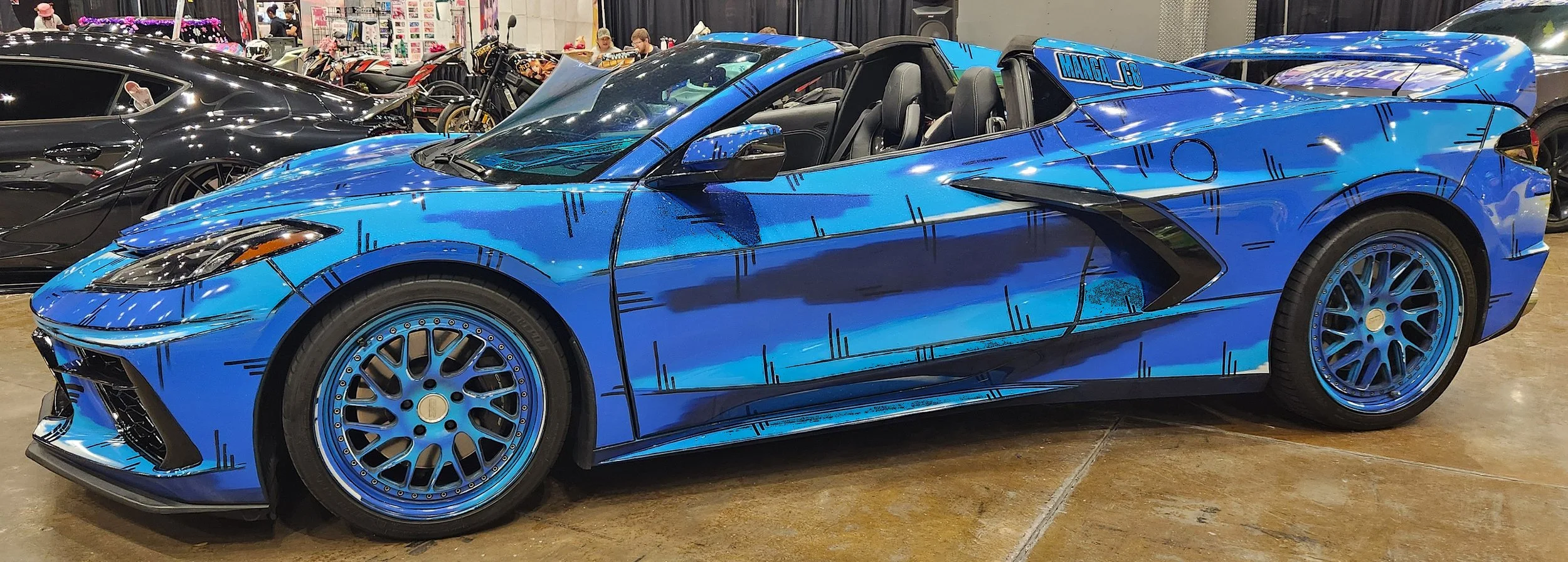 2021 Chevy Corvette C8 / Hand painted custom design / manga_c8