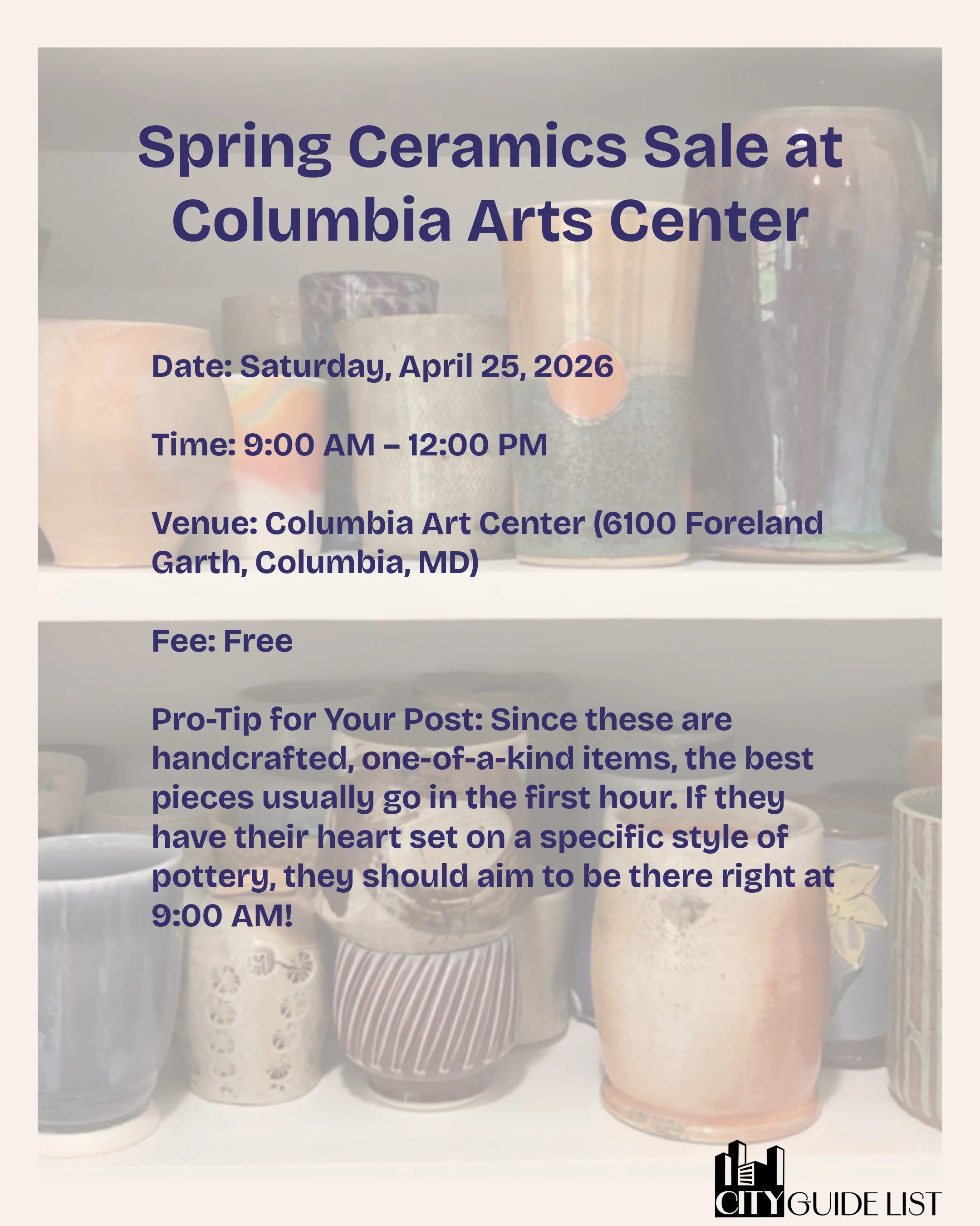 Spring Ceramic Sale