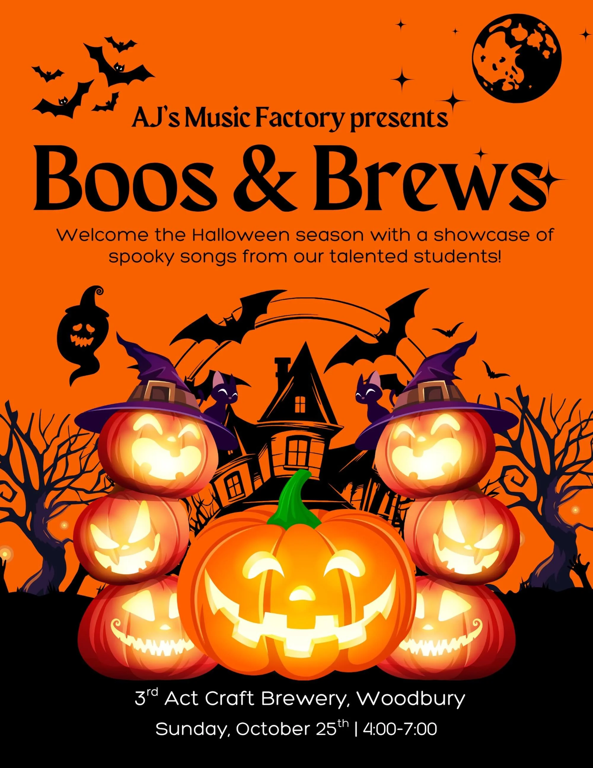 Make sure your calendars are marked for the 3rd annual &ldquo;Boos and Brews&rdquo; show! 🎃👻 All are welcome! 🧡