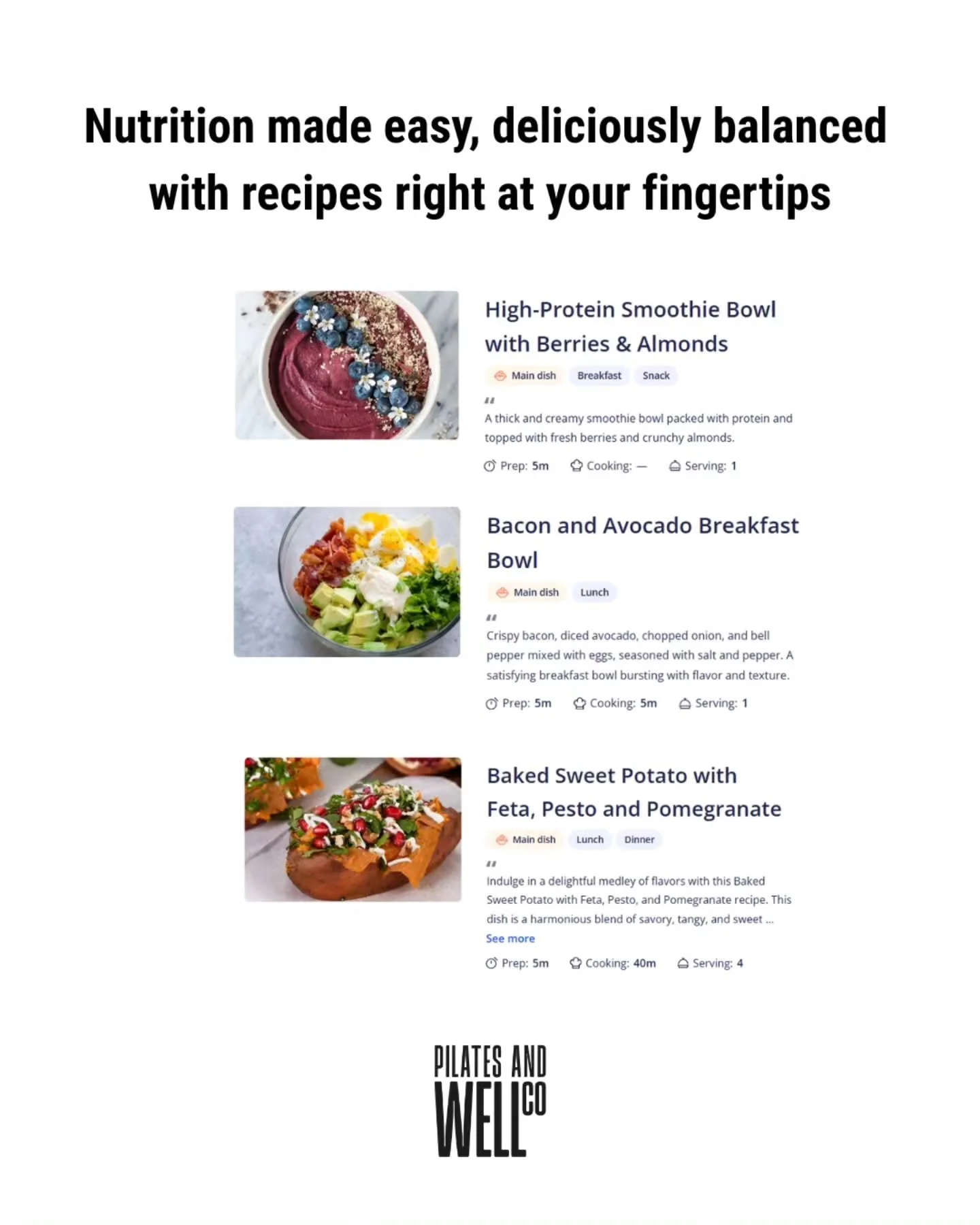 Healthy doesn't always have to be hard.

Work with us and enjoy personalised nutrition plans, and exclusive recipes that bring balance straight to your plate.

DM us or follow website link in bio to find out more!

#Pilates #pilatesstudio #reformerpi