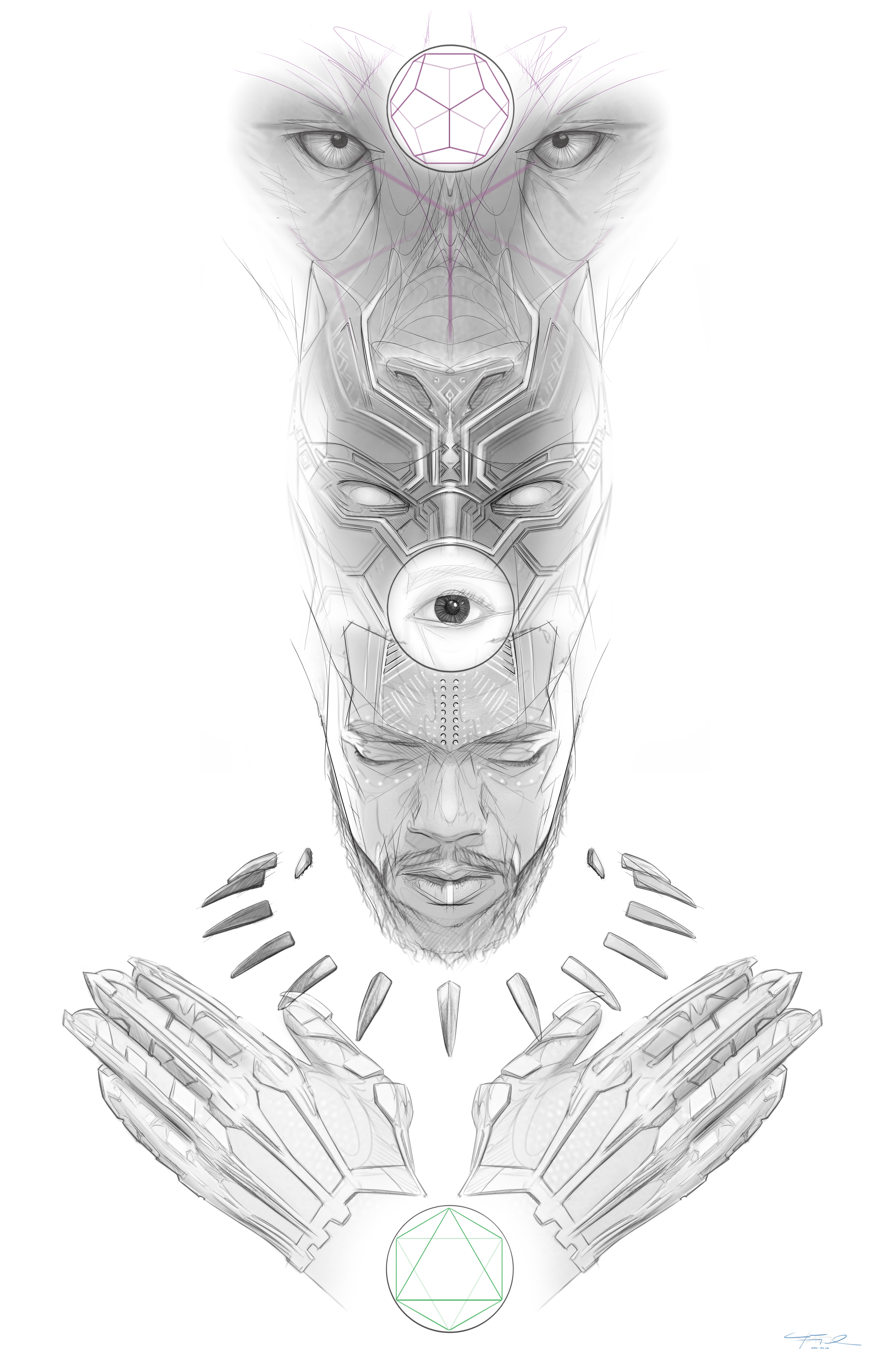 Wakandan Totem. Digital. (2021)